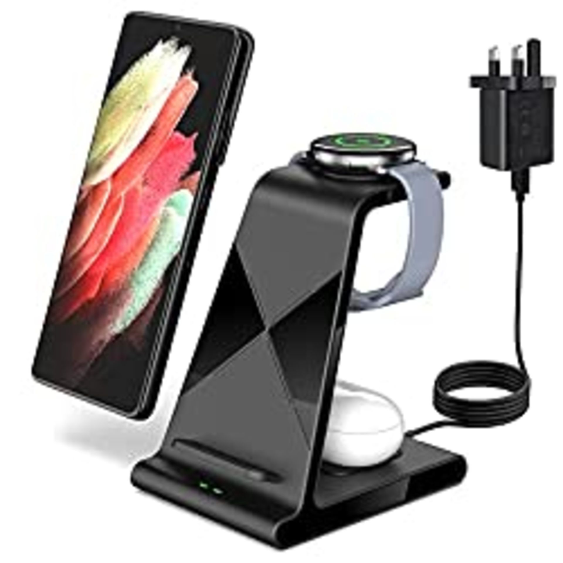 RRP £35.09 3 in 1 Wireless Charging Station Docking for Samsung