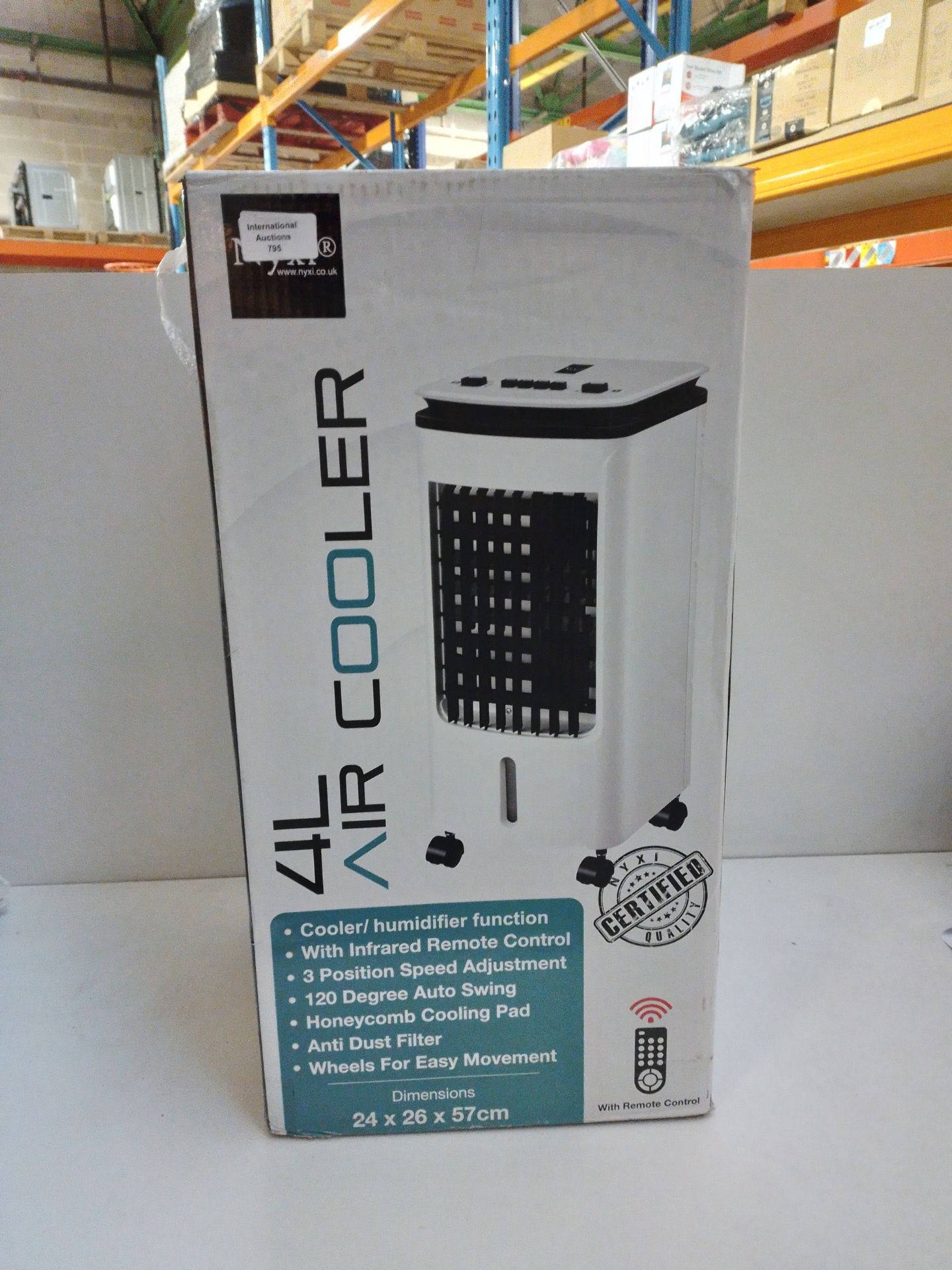 RRP £74.99 Nyxi Air Cooler Fan Portable - Image 2 of 2