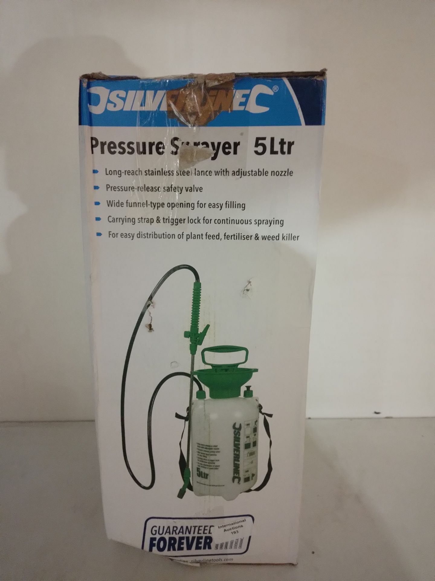 RRP £14.95 GREEN HAVEN 5 Litre Pump Action Garden Sprayer with - Image 2 of 2