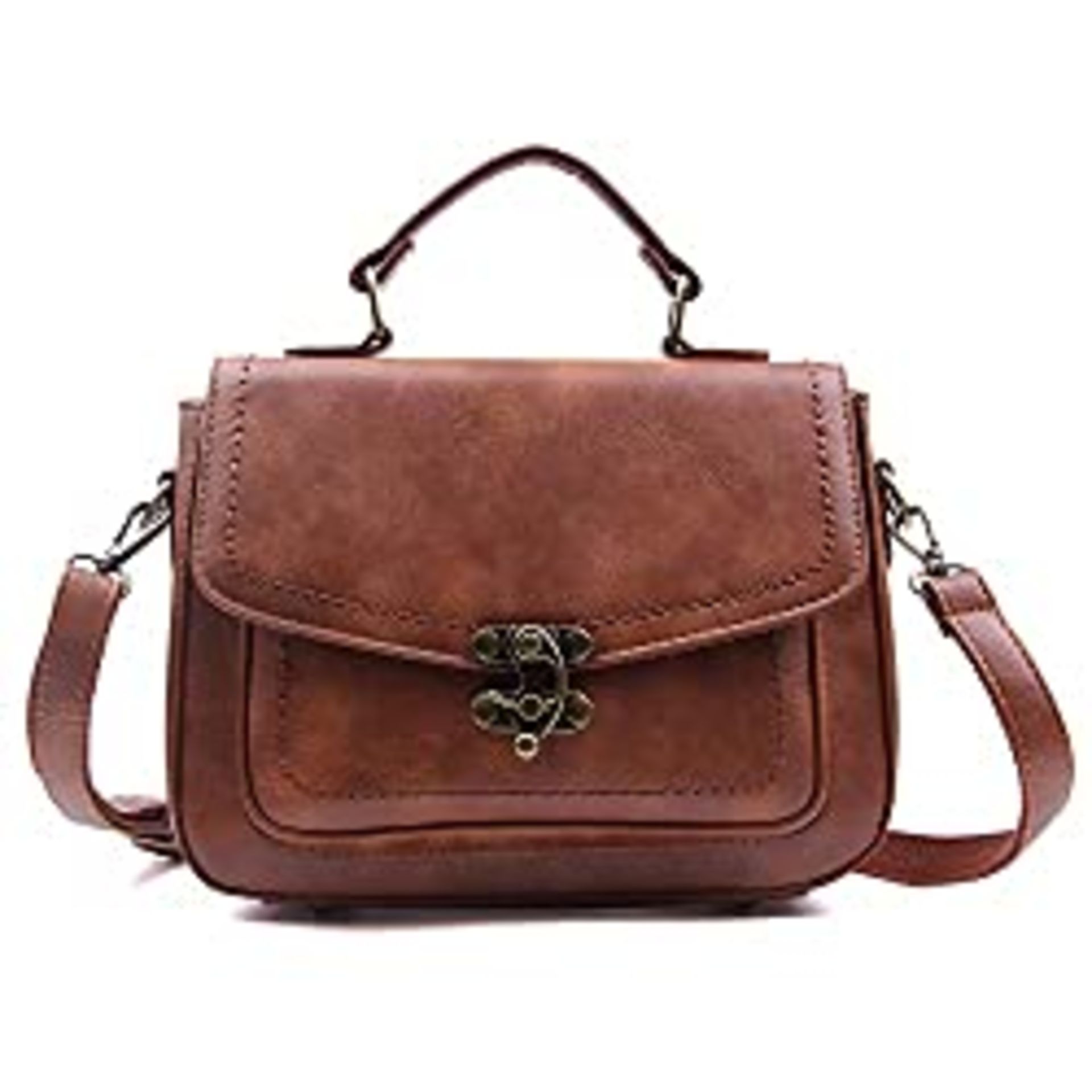 RRP £22.02 EVEOUT Casual Vegan Leather Cross Body Bag for Women