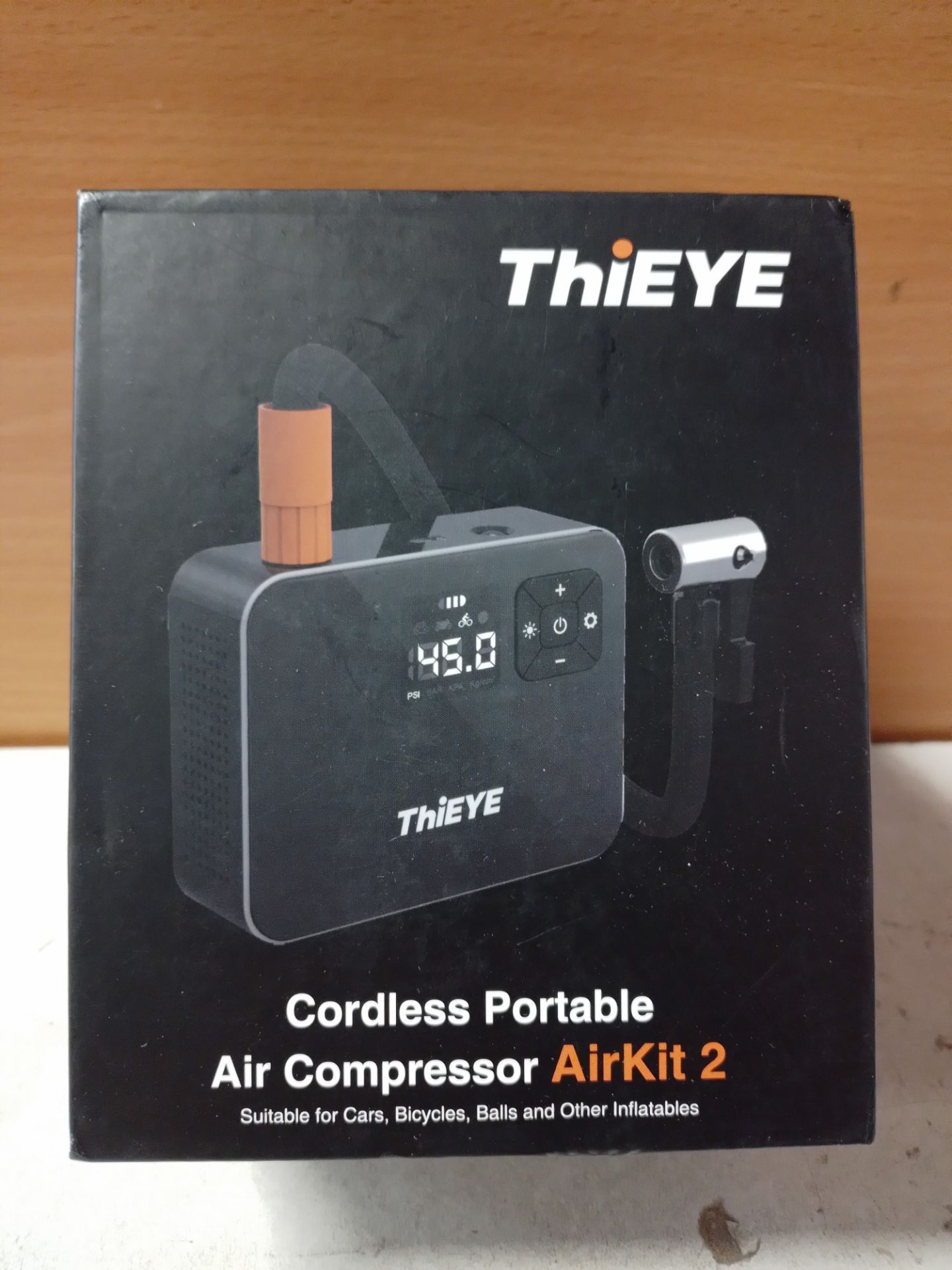 RRP £39.98 ThiEYE Tyre Inflator Portable Air Compressor 120 PSI - Image 2 of 2