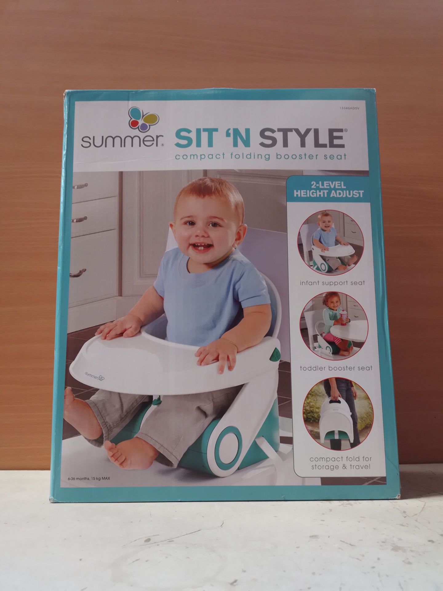 RRP £28.98 Summer Infant Sit 'N Style Booster Seat | Removable & Dishwasher-Safe Tray - Image 2 of 2