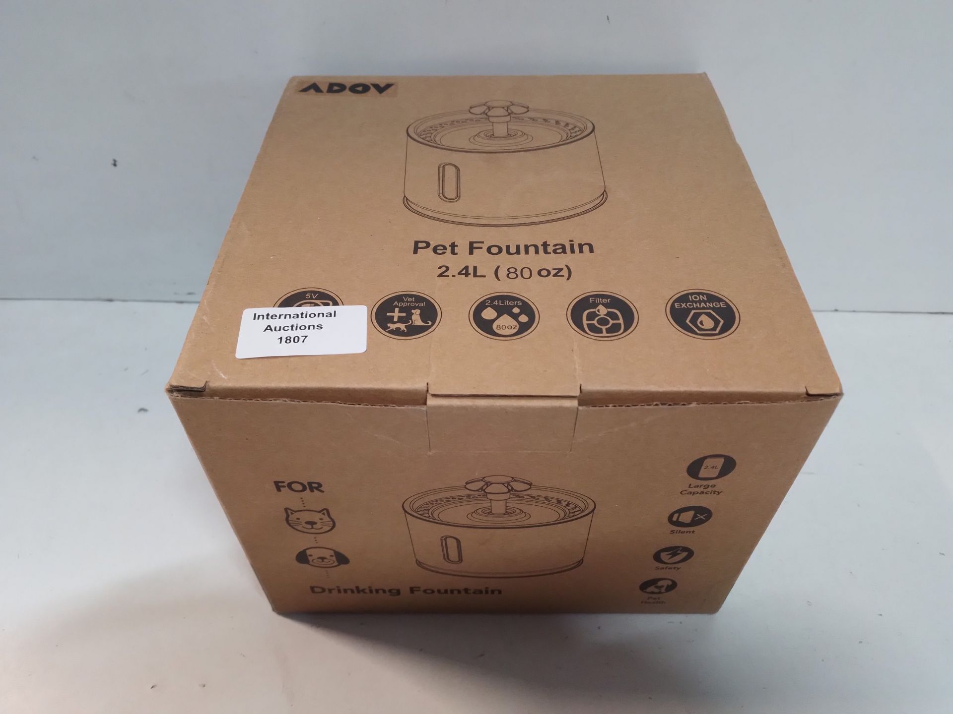 RRP £18.98 ADOV Cat Water Fountain - Image 2 of 2