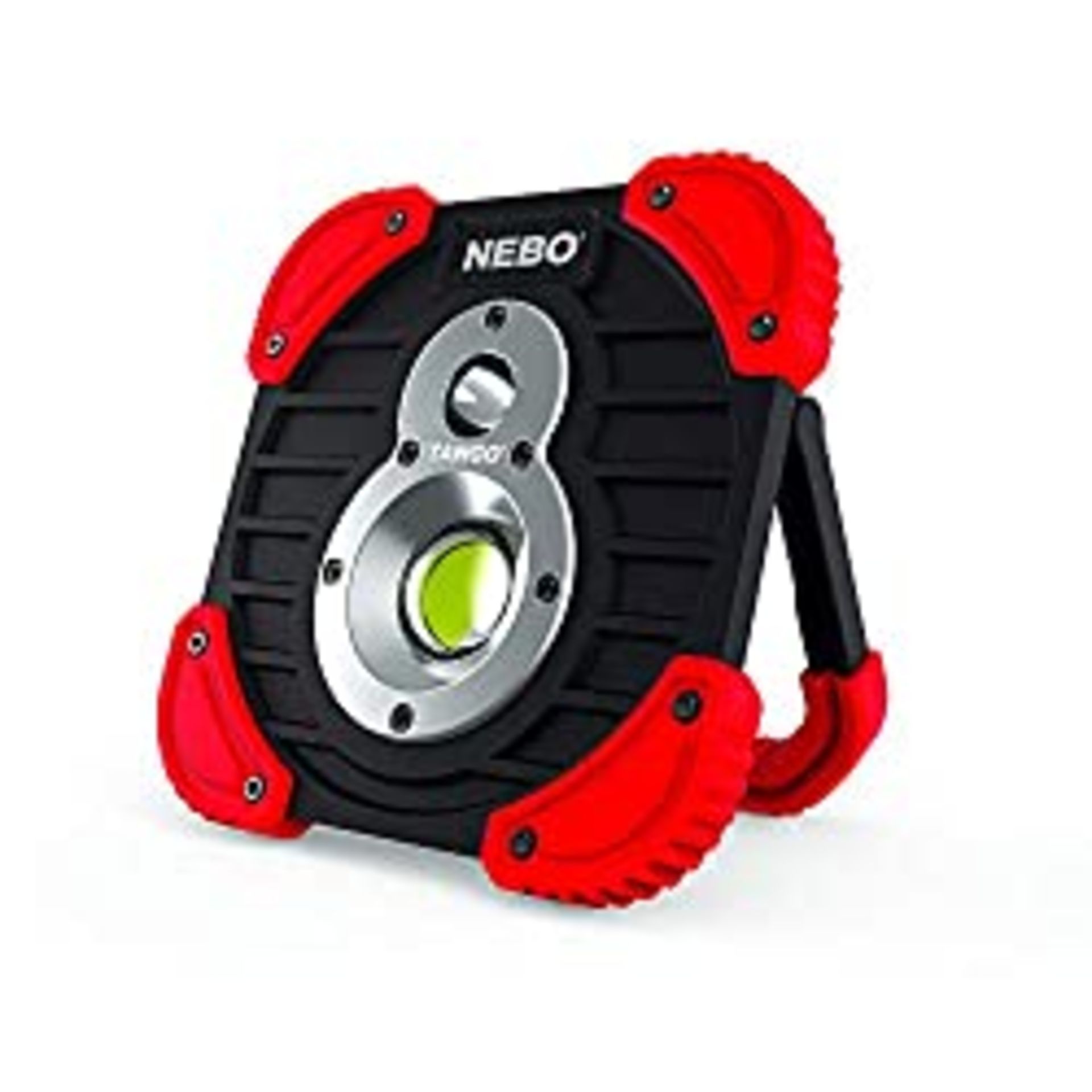 RRP £25.98 NEBO Tango Worklight & Powerbank - Black & Red