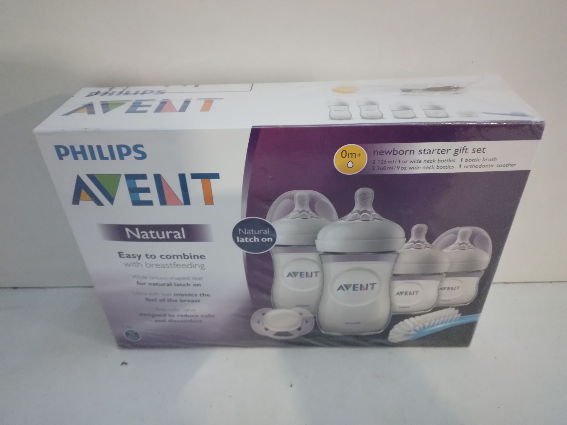 RRP £30.98 Philips Avent Newborn Natural Starter Set (Model SCD301/01) - Image 2 of 2