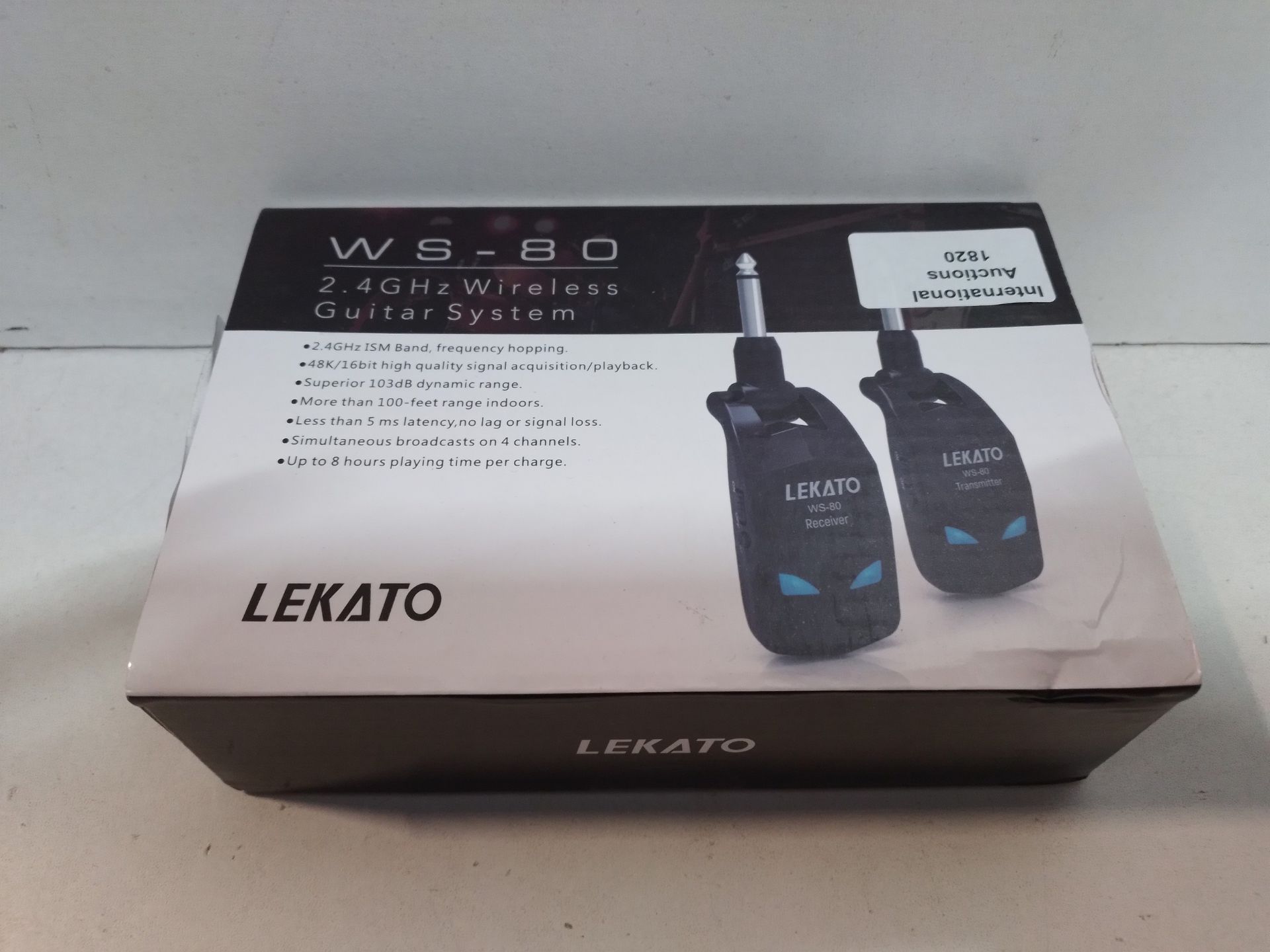 RRP £35.98 LEKATO 2.4GHz Guitar Wireless System 8Hs Runtime Wireless - Image 2 of 2