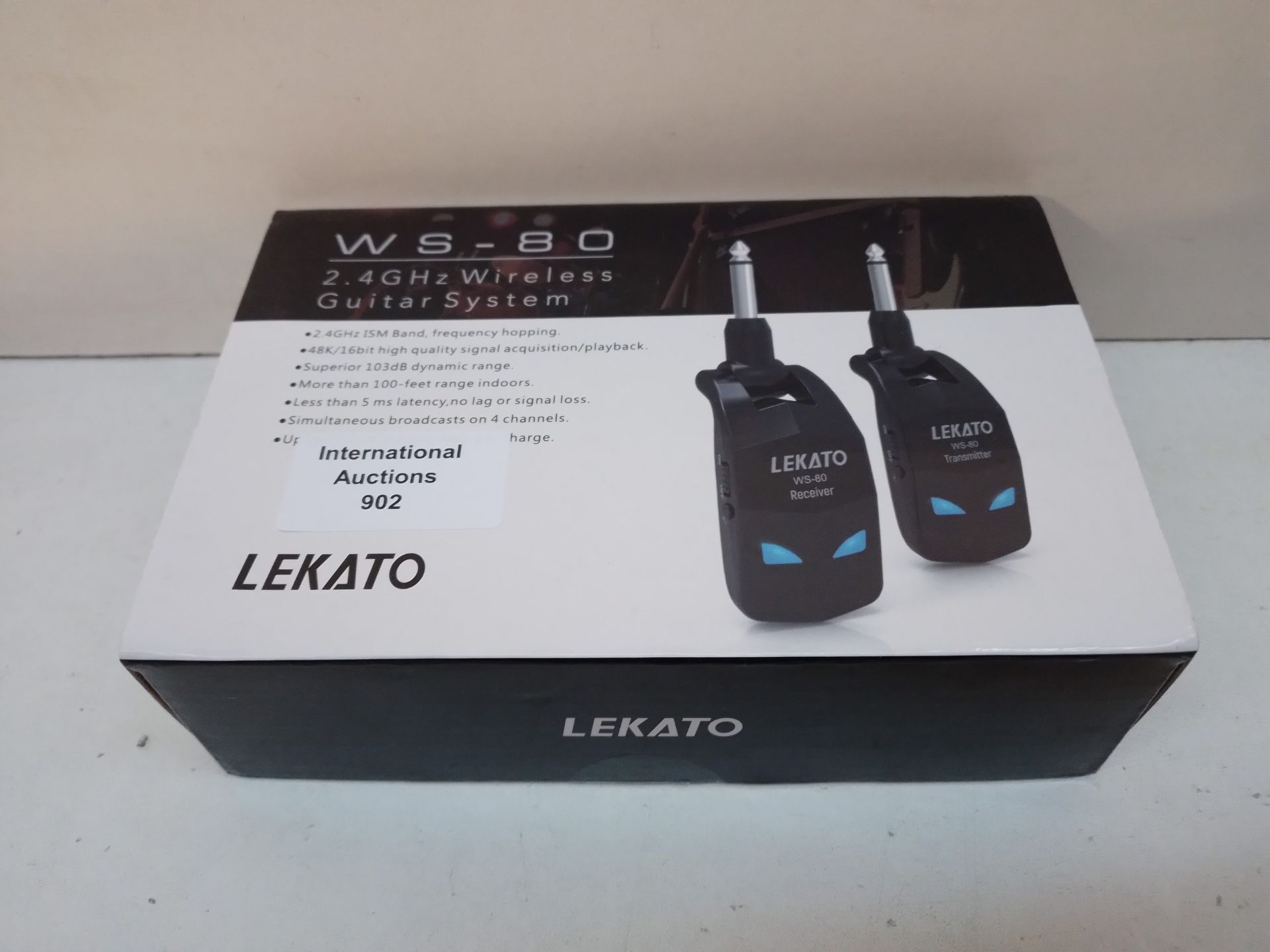 RRP £35.98 LEKATO 2.4GHz Guitar Wireless System 8Hs Runtime Wireless - Image 2 of 2