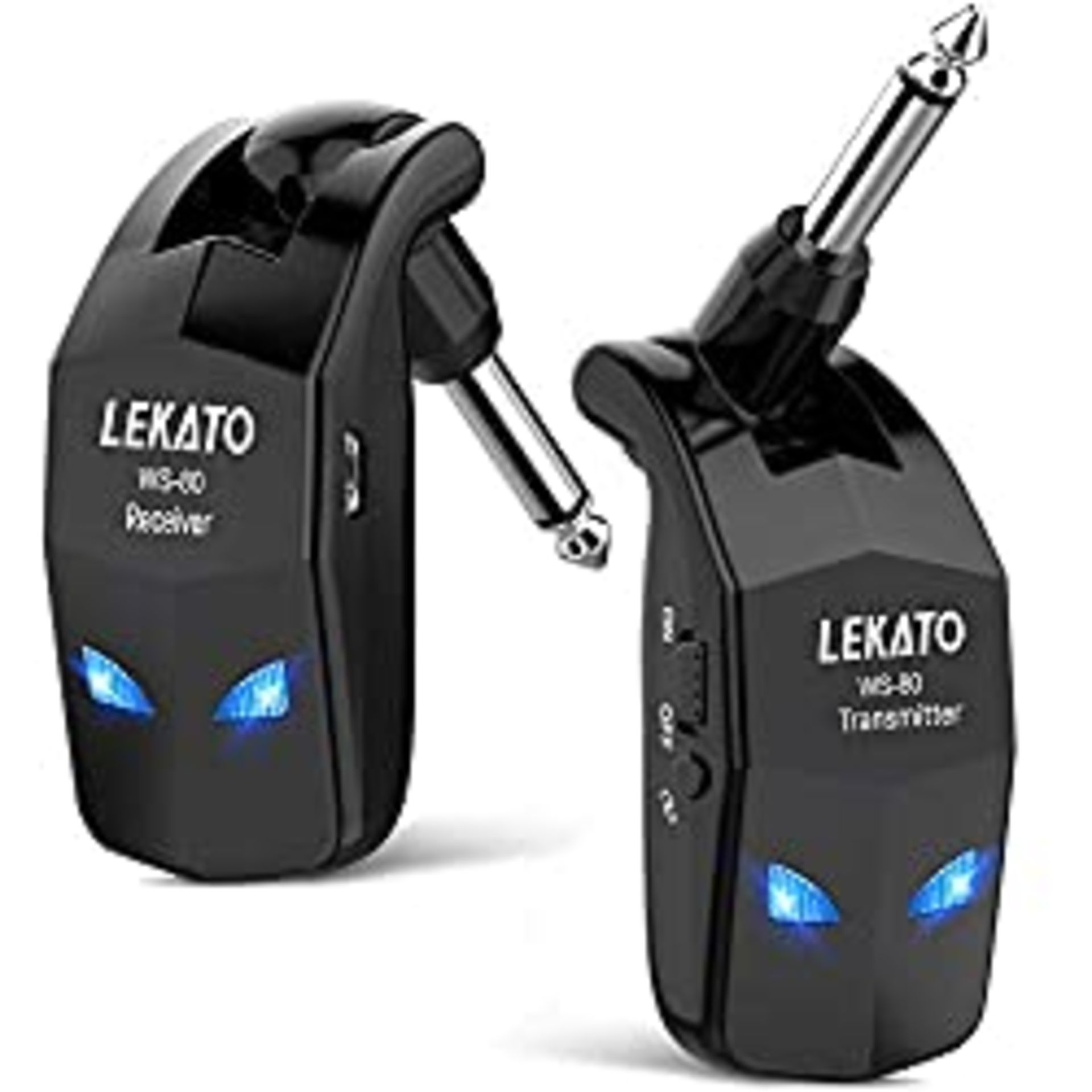 RRP £35.98 LEKATO 2.4GHz Guitar Wireless System 8Hs Runtime Wireless