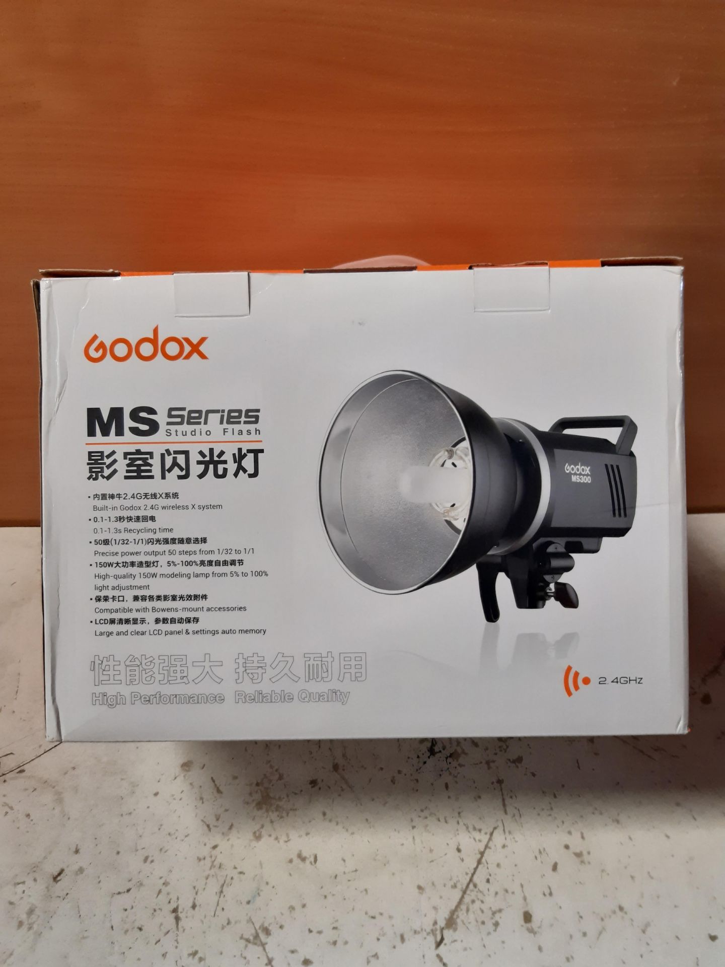 RRP £103.00 Godox MS300 Compact 300W Studio Flash - Image 2 of 2