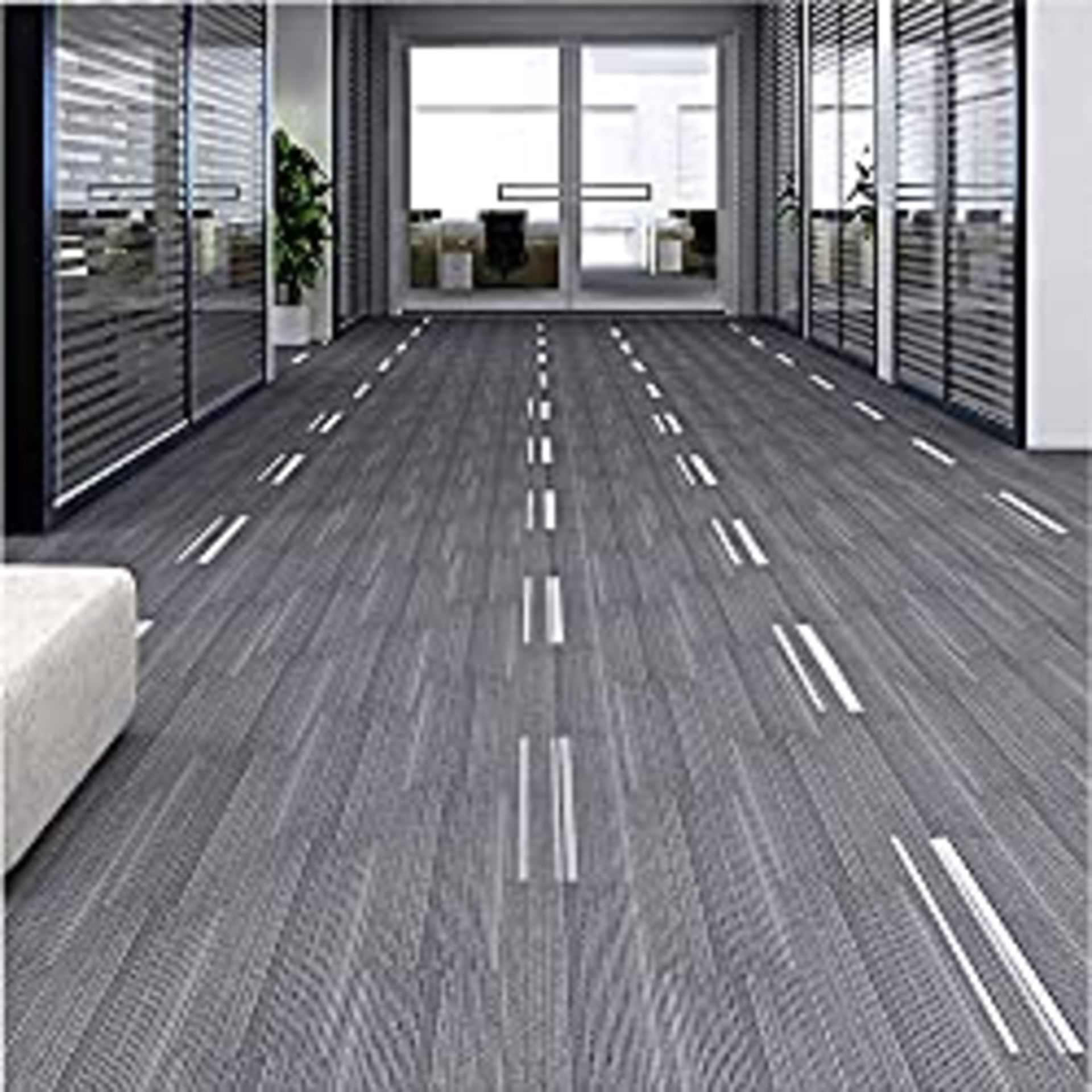 RRP £39.59 tonchean Carpet Floor Tiles 12PCS Non-Slip Carpet Tiles