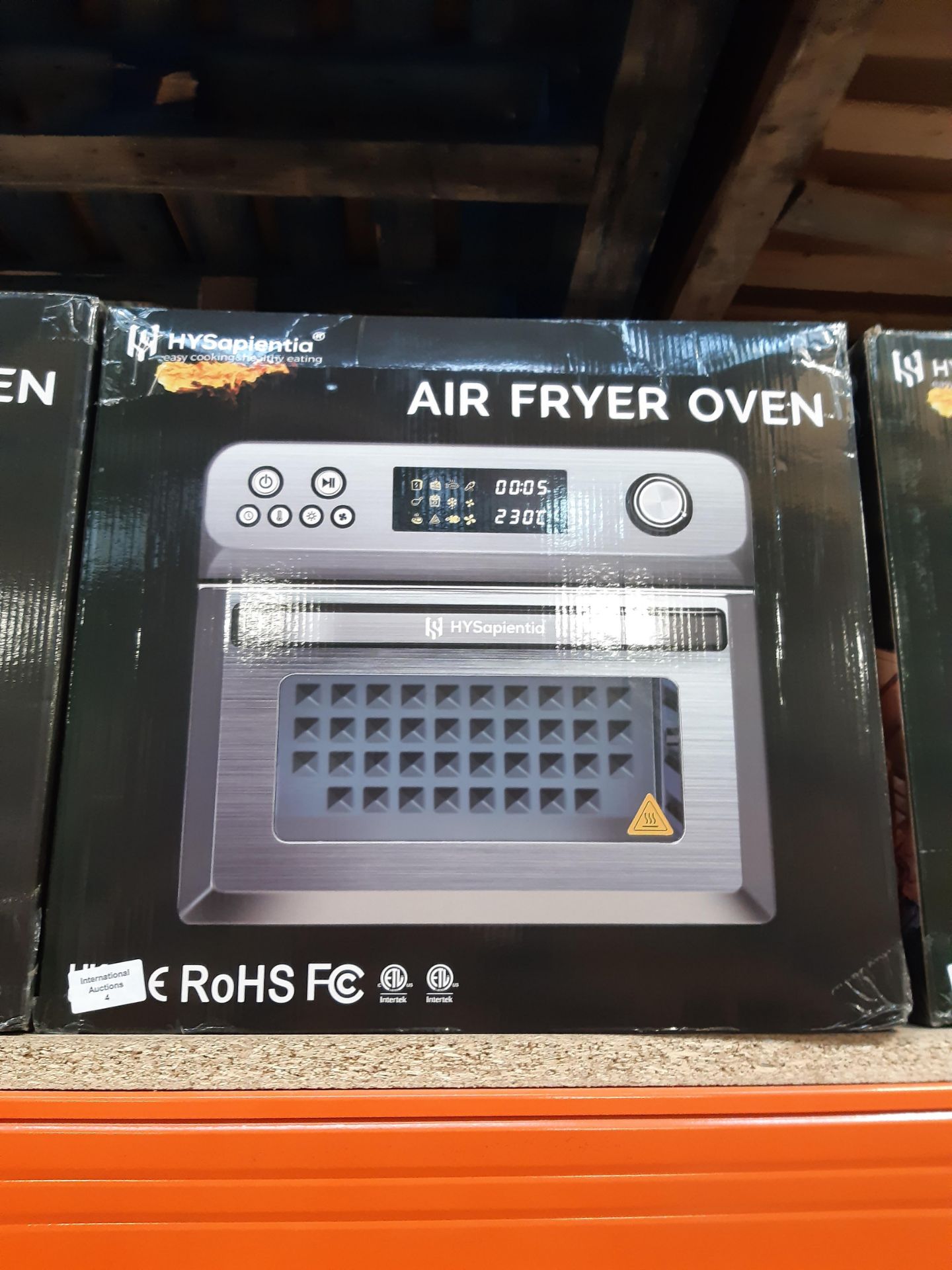 RRP £179.99 HYSapientia Air Fryer Oven 25L With Rotisserie Large - Image 2 of 2