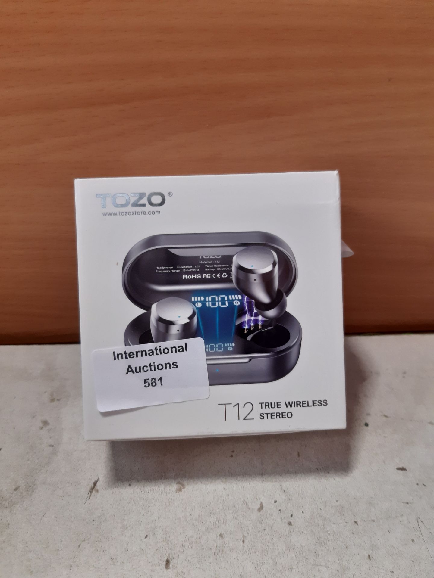 RRP £36.48 TOZO T12 Wireless Earbuds Bluetooth Headphones Premium - Image 2 of 2