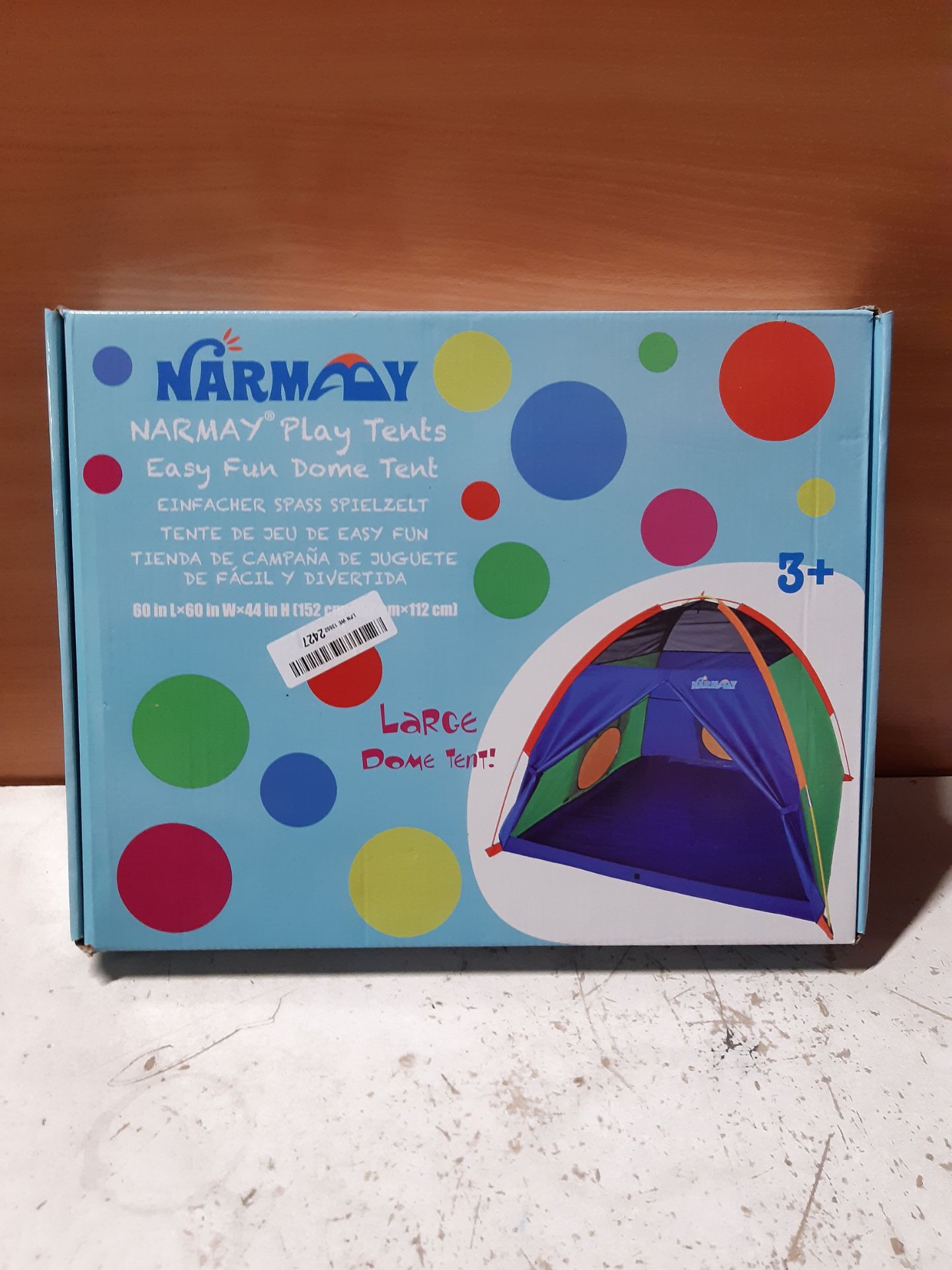 RRP £28.78 NARMAY Play Tent Easy Fun Dome Tent for Kids Indoor / Outdoor Fun