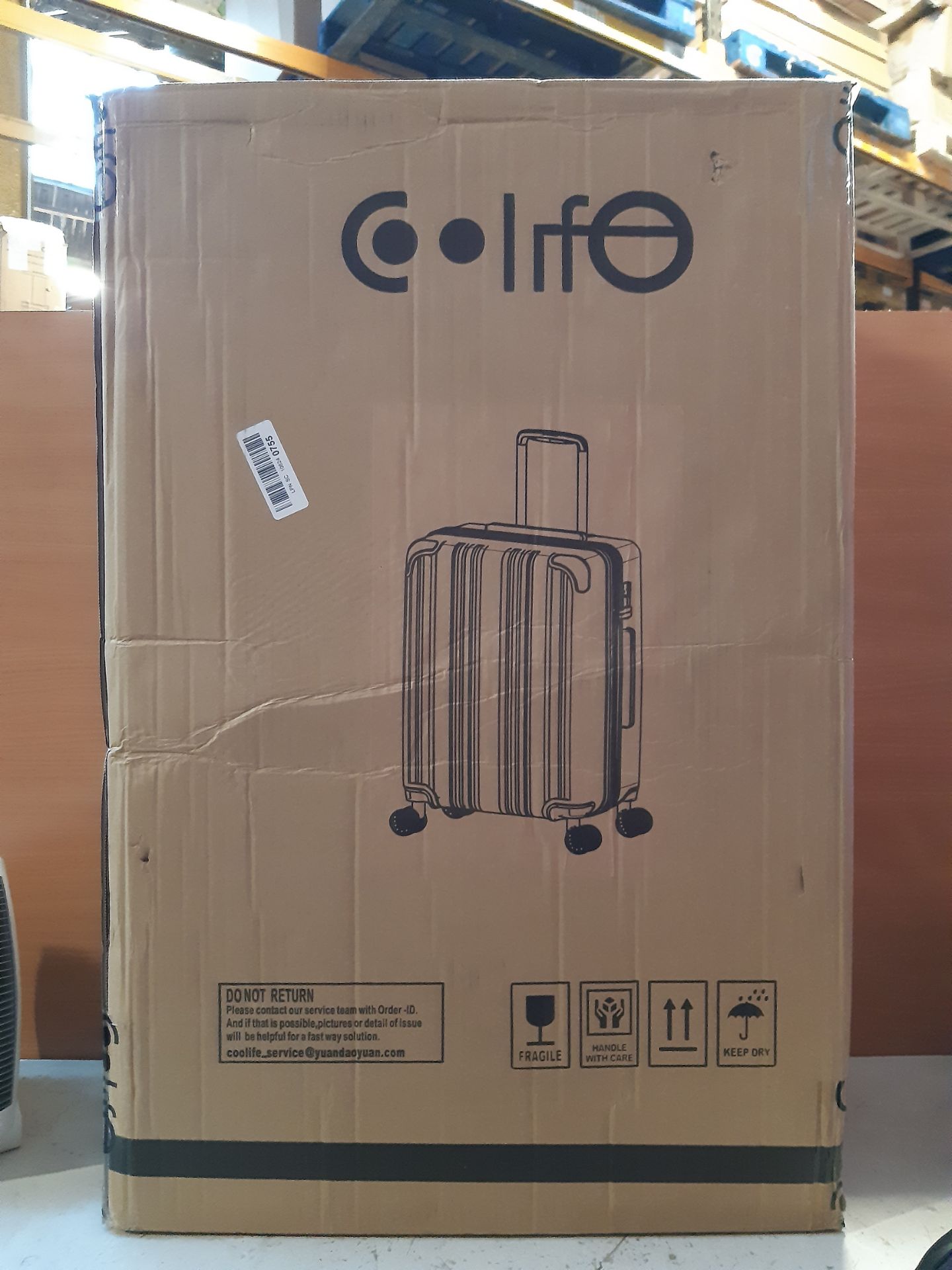 RRP £98.78 COOLIFE Suitcase Trolley Carry On Hand Cabin Luggage - Image 2 of 2