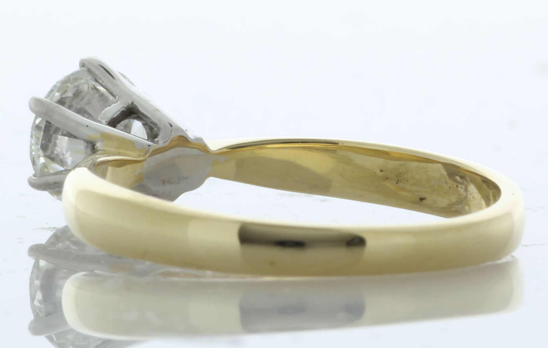 18ct Yellow Gold Single Stone LAB GROWN Diamond Ring 1.01 Carats - Valued By IDI £8,950.00 - A - Image 3 of 5