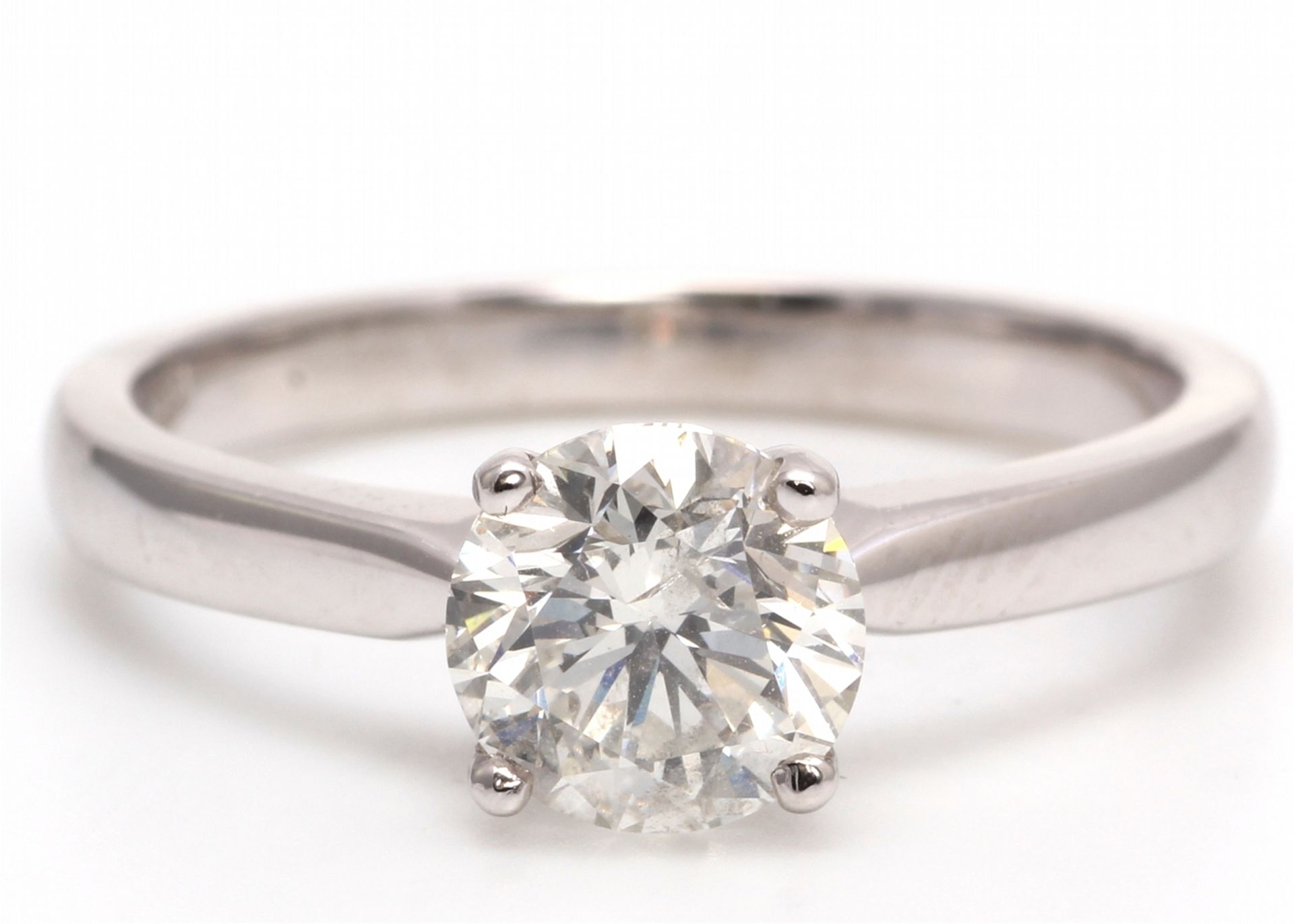 18ct White Gold Single Stone Diamond Ring 1.05 Carats - Valued By AGI £20,590.12 - A gorgeous