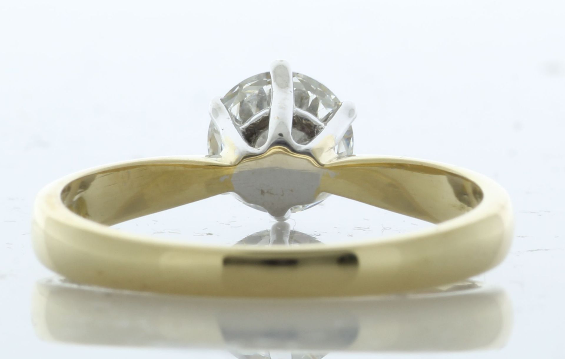 18ct Yellow Gold Single Stone LAB GROWN Diamond Ring 1.01 Carats - Valued By IDI £8,950.00 - A - Image 4 of 5