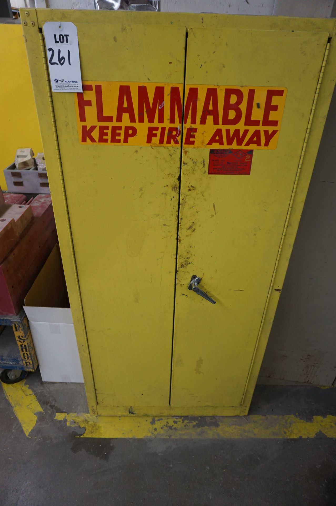 EAGLE MODEL 1692 16-GAL FLAMMABLE CABINET **Rigging provided exclusively by Golden Bear Services.