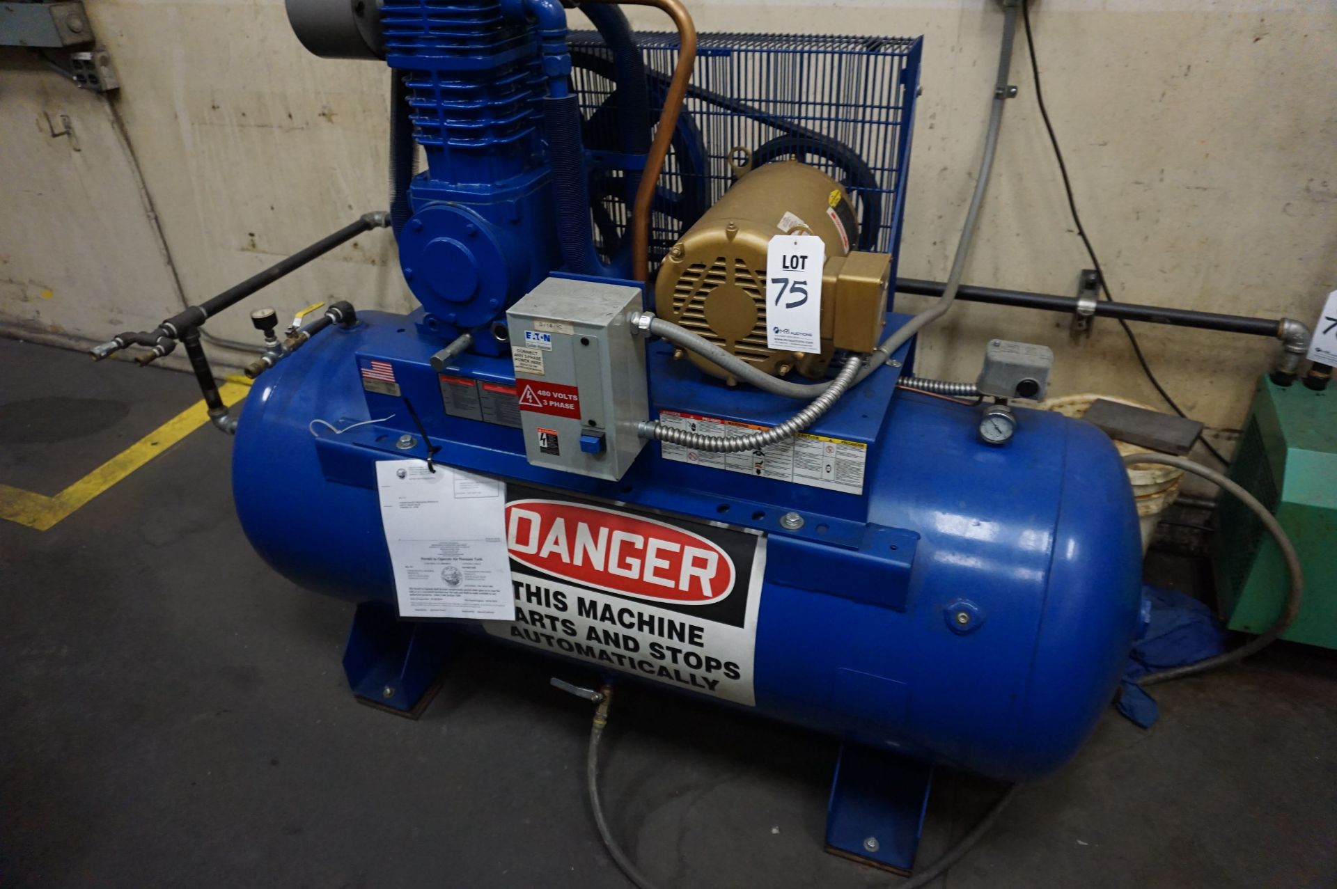 QUINCY QT10 AIR COMPRESSOR **Rigging provided exclusively by Golden Bear Services. Loading fee for