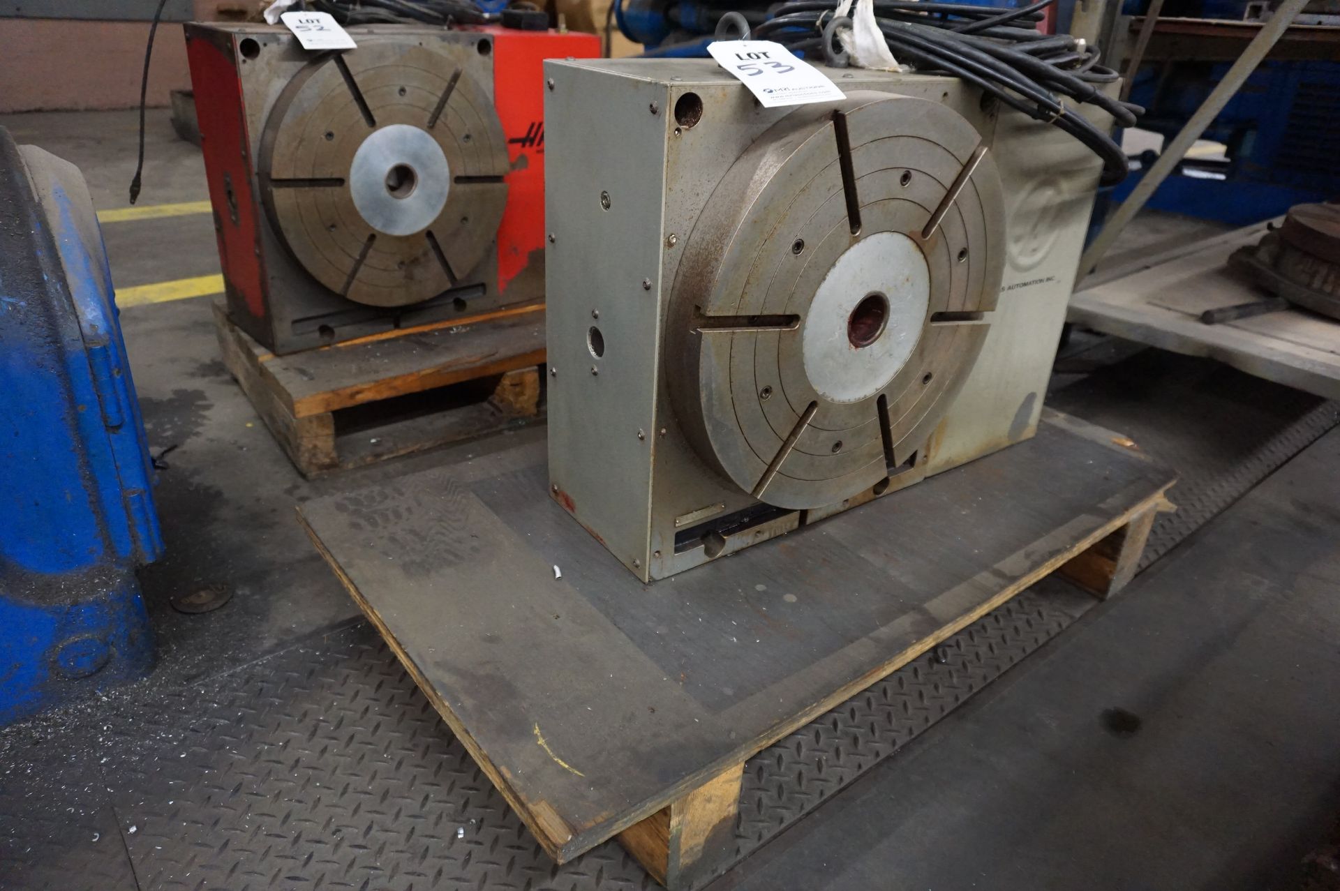 HAAS 4TH AXIS ROTARY TABLE, HRT-310 **Rigging provided exclusively by Golden Bear Services.