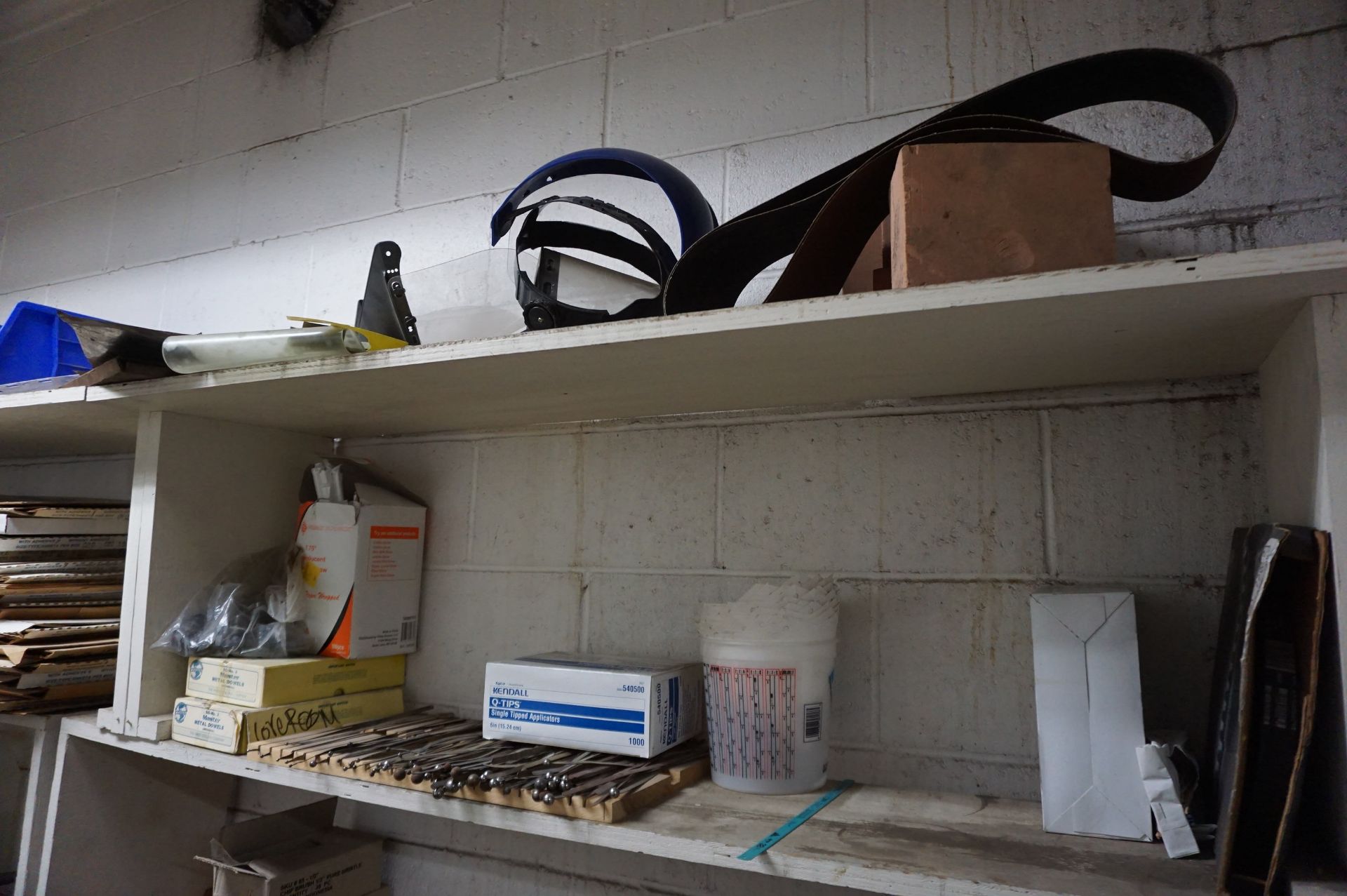 CONTENTS OF STORAGE ROOM TO INCLIDE: MISC. HARDWARE, APPLICATORS, PPE, ETC. **Rigging provided - Image 4 of 7