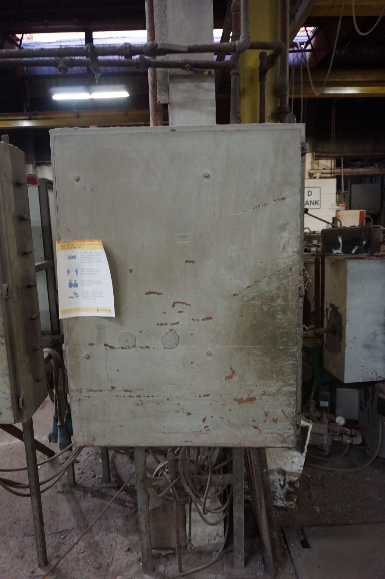 STATIONARY GAS FIRED MAGNESIUM MELTING FURNACE, 450 LB CAPACITY **Rigging provided exclusively by - Image 5 of 6