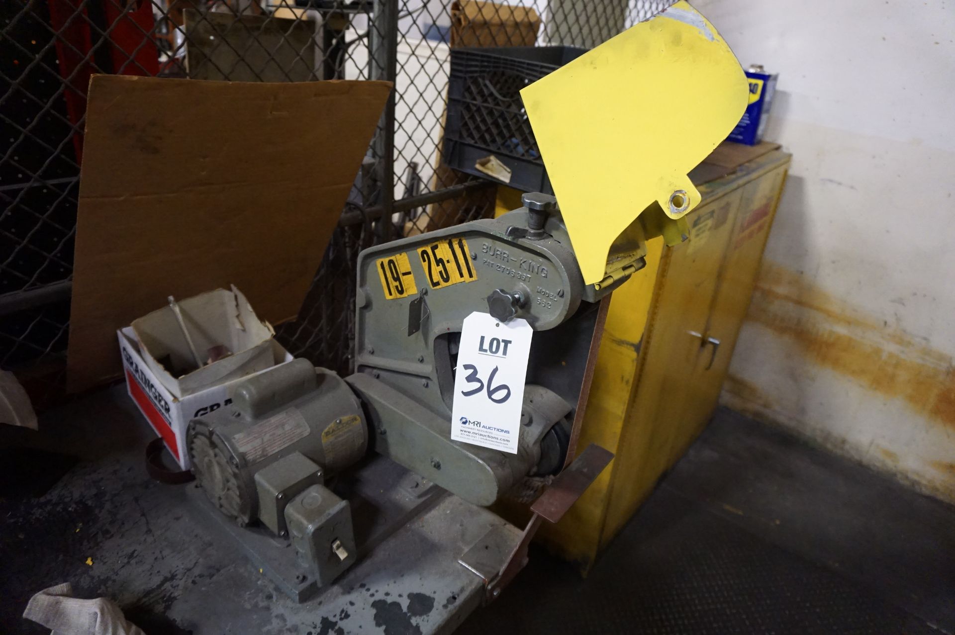 BURR-KING MODEL 562 SANDER **Rigging provided exclusively by Golden Bear Services. Loading fee for