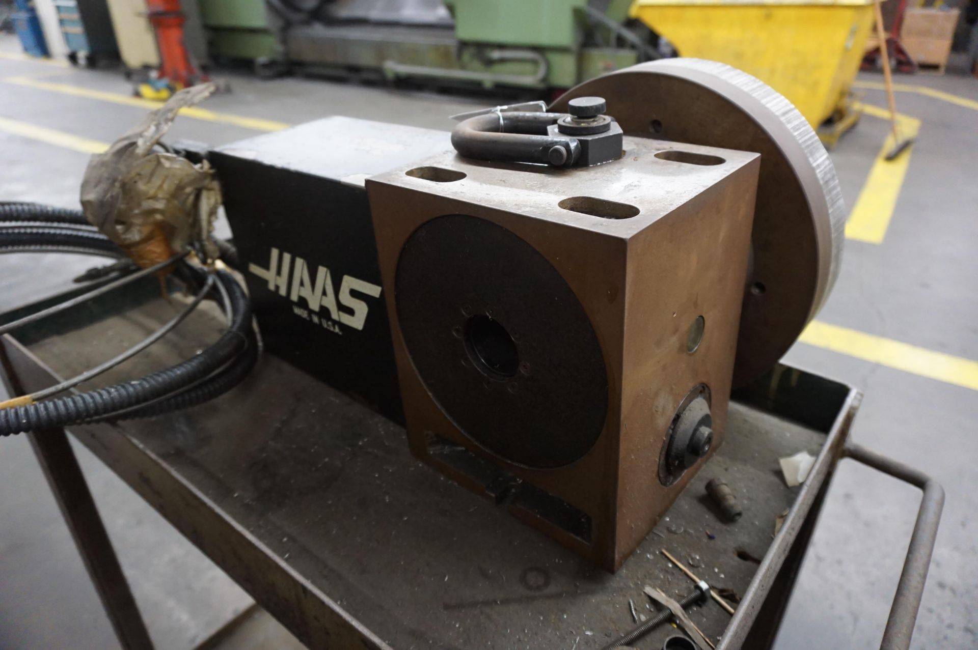 HAAS 4TH ROTARY TABLE, 12" **Rigging provided exclusively by Golden Bear Services. Loading fee for - Image 2 of 2
