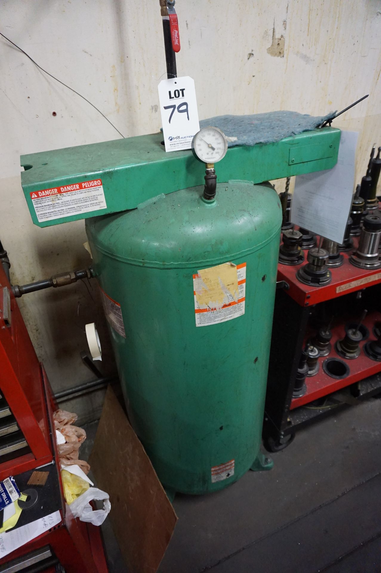 5Z364A 60-GALLON AIR TANK **Rigging provided exclusively by Golden Bear Services. Loading fee for