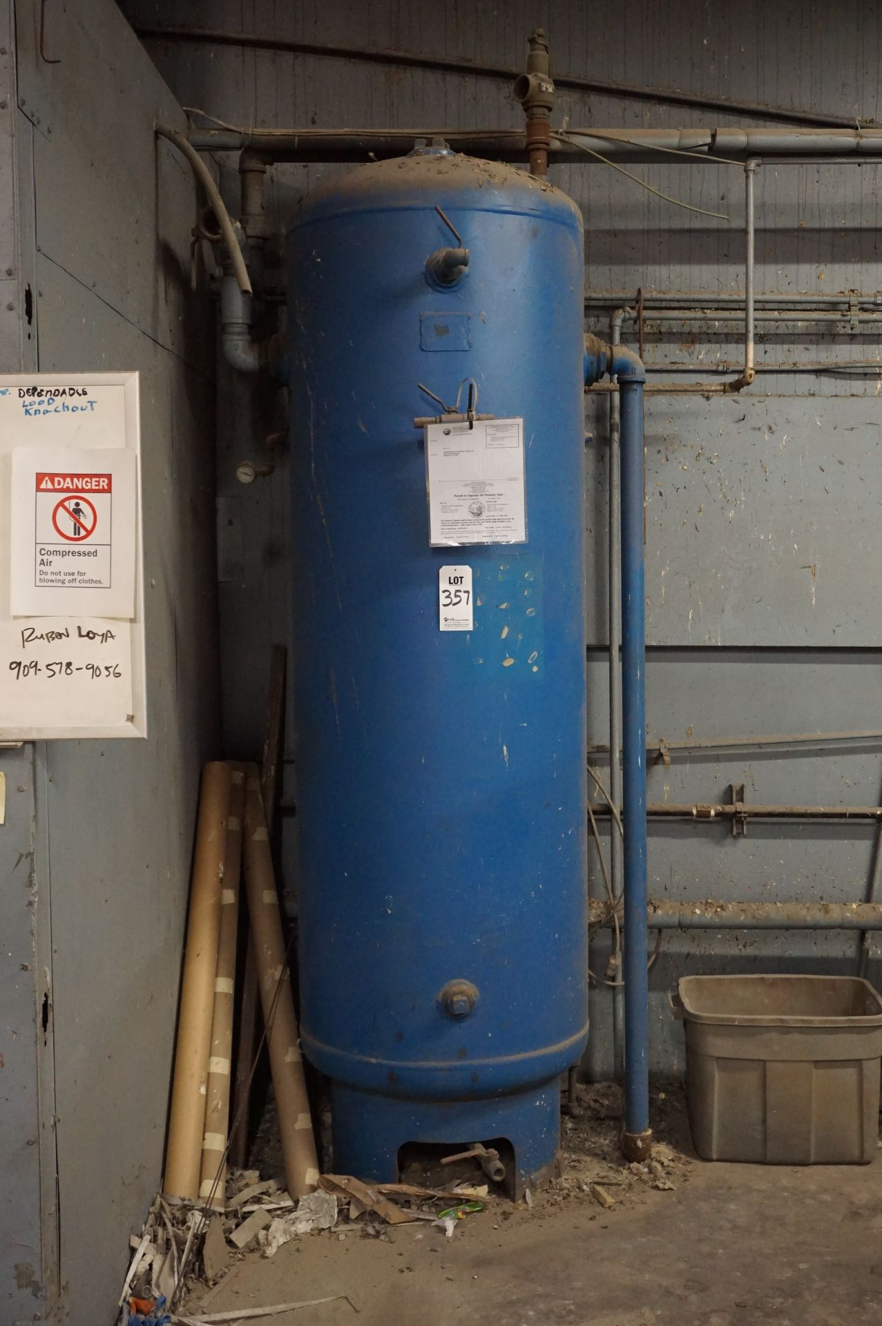 BUTANE TANK CORP. AIR TANK **Rigging provided exclusively by Golden Bear Services. Loading fee for