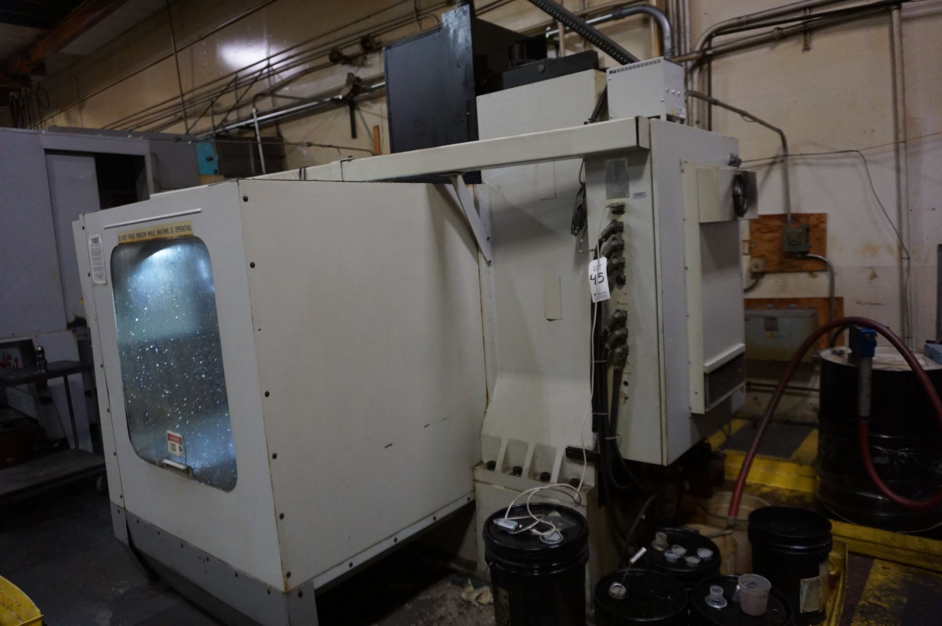 1994 HAAS VF-4 CNC VERTICAL MACHINING CENTER, S/N2798, HAAS CONTROL, 4TH AXIS WIRING **Rigging - Image 5 of 12