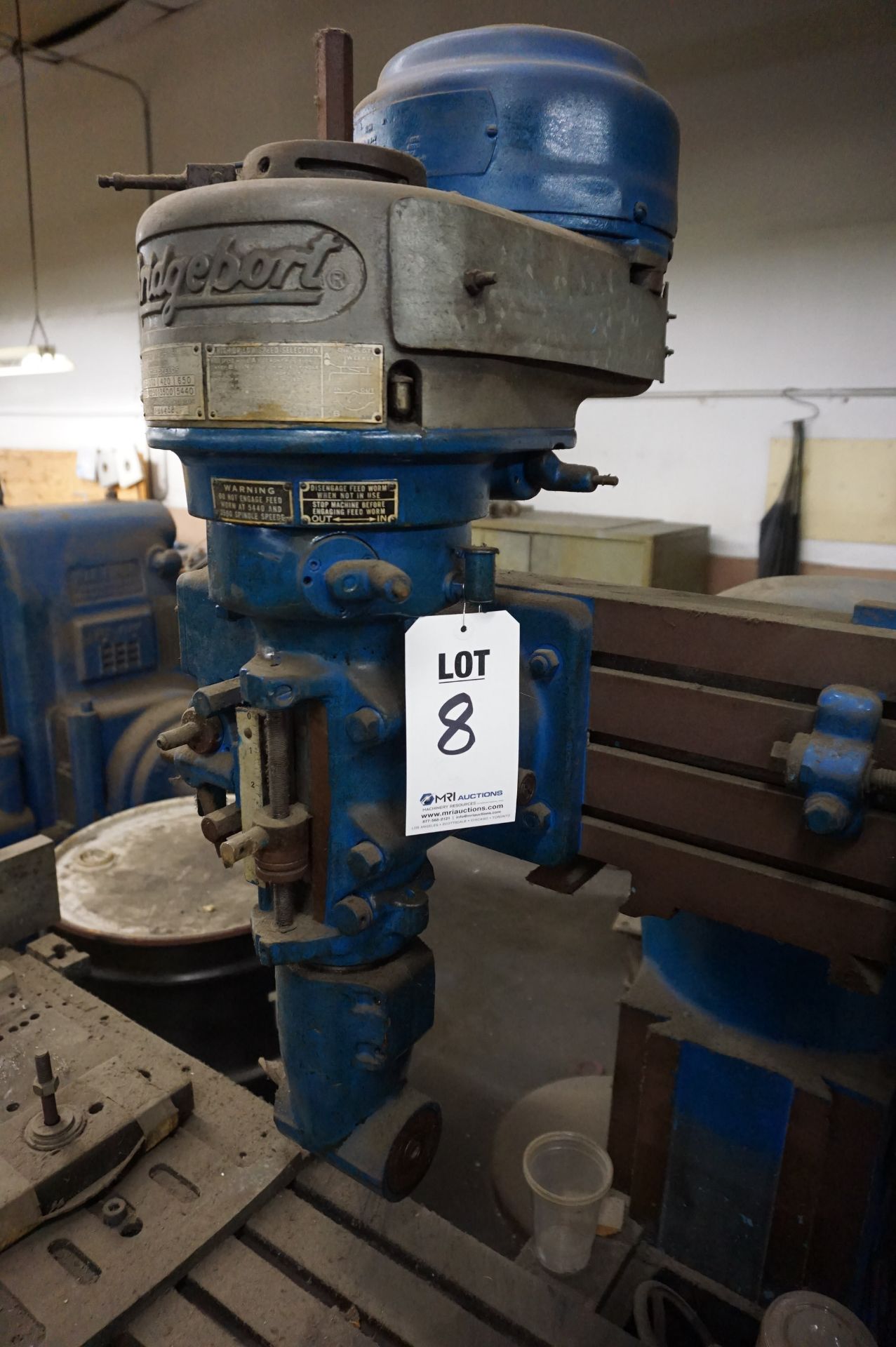 BRIDGEPORT MILLING MACHINE S/N J-56458 WITH TRUE-TRACE B-360/3D MODEL 1090 *NOT RUNNING* **Rigging - Image 3 of 6