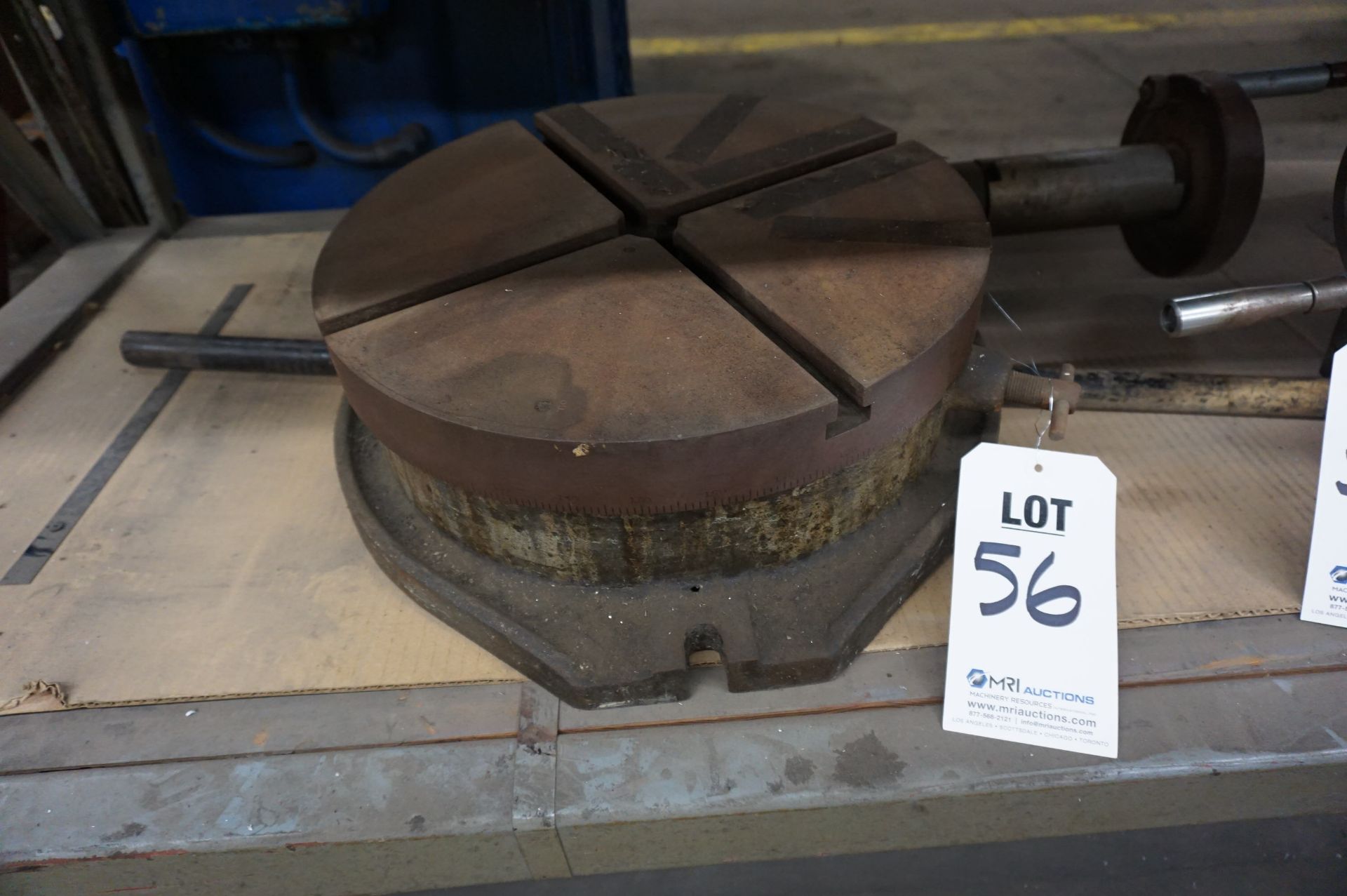 ROTARY TABLE, 15" **Rigging provided exclusively by Golden Bear Services. Loading fee for this