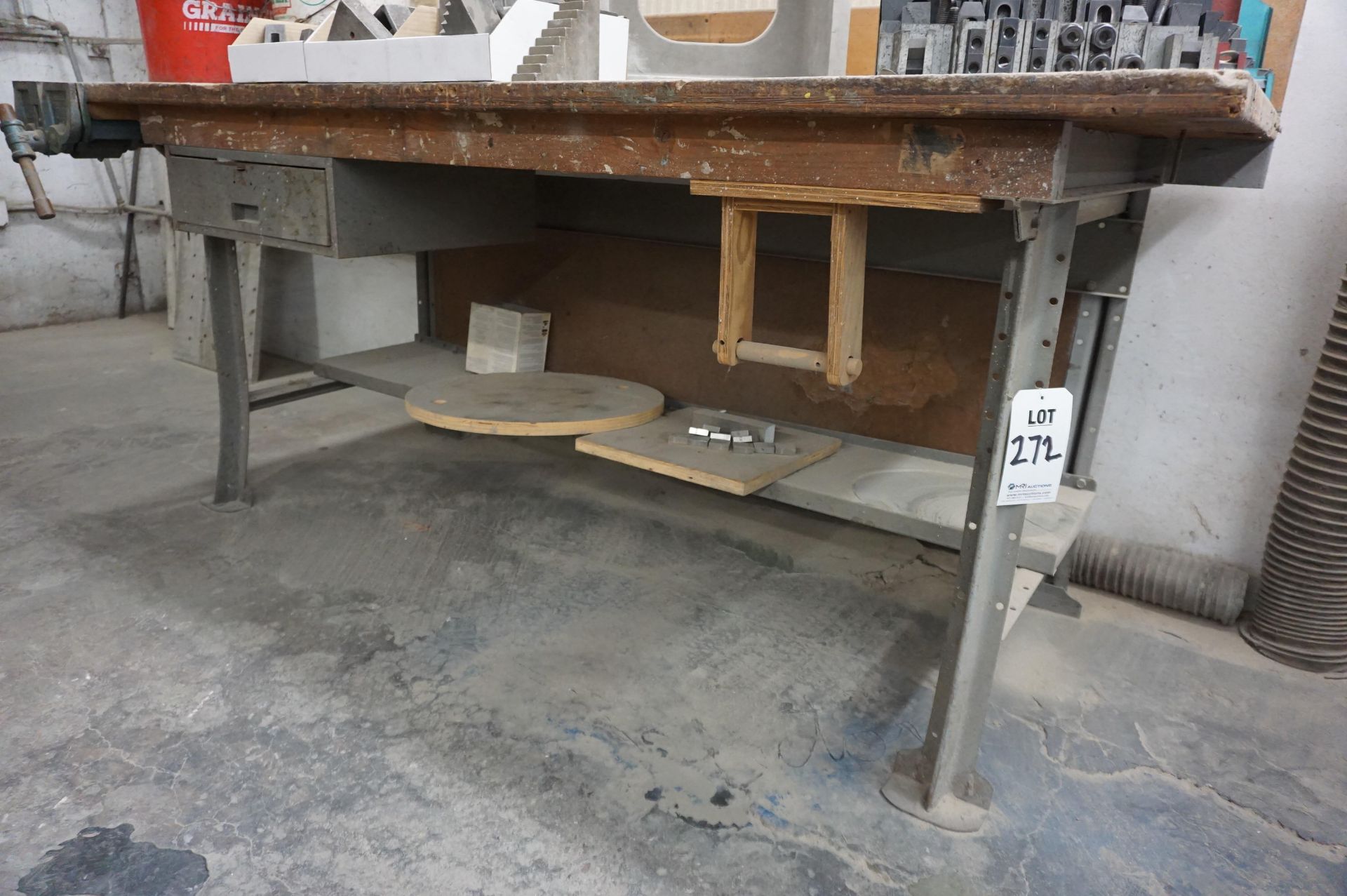 (2) 92" X 37" X 72", 92" X 37" X 80" WOODTOP WORKBENCH **Rigging provided exclusively by Golden Bear