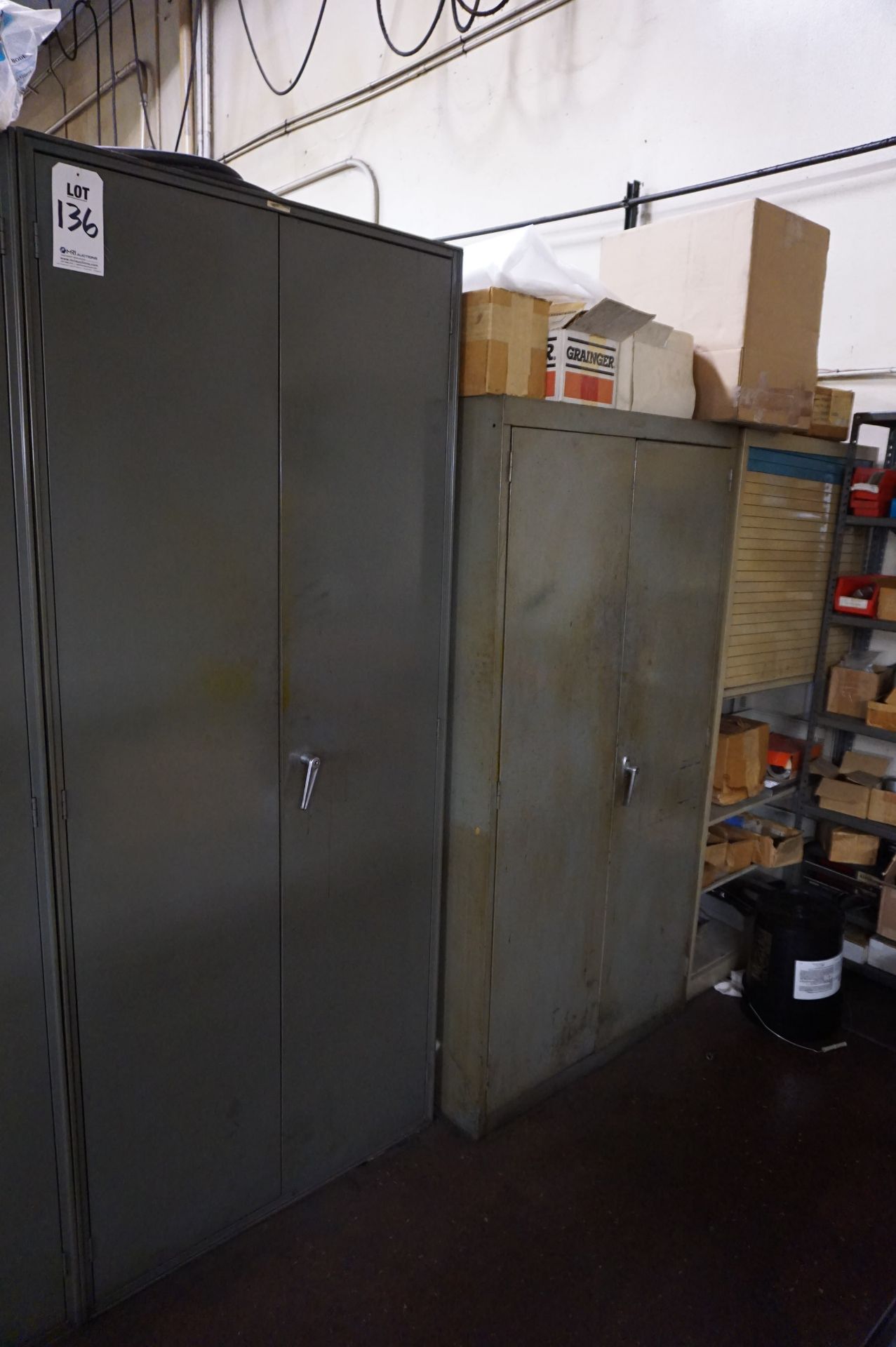 (3) CABINETS WITH MISC. CONTENTS *STILL IN USE, CONTENTS MAY BE MISSING OR MOVED AROUND* **Rigging