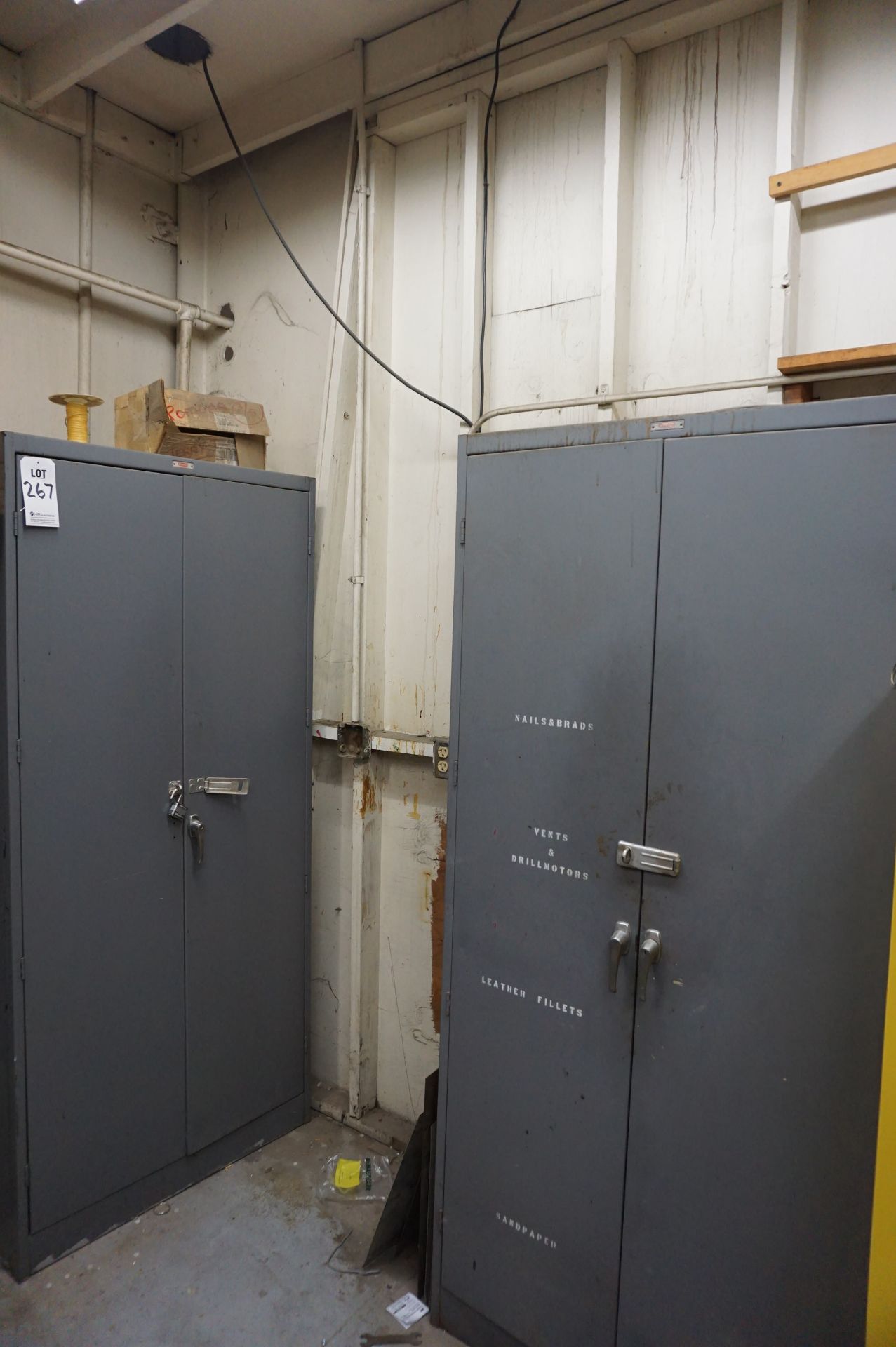 (2) 2-DOOR CABINETS WITH CONTENTS **Rigging provided exclusively by Golden Bear Services. Loading