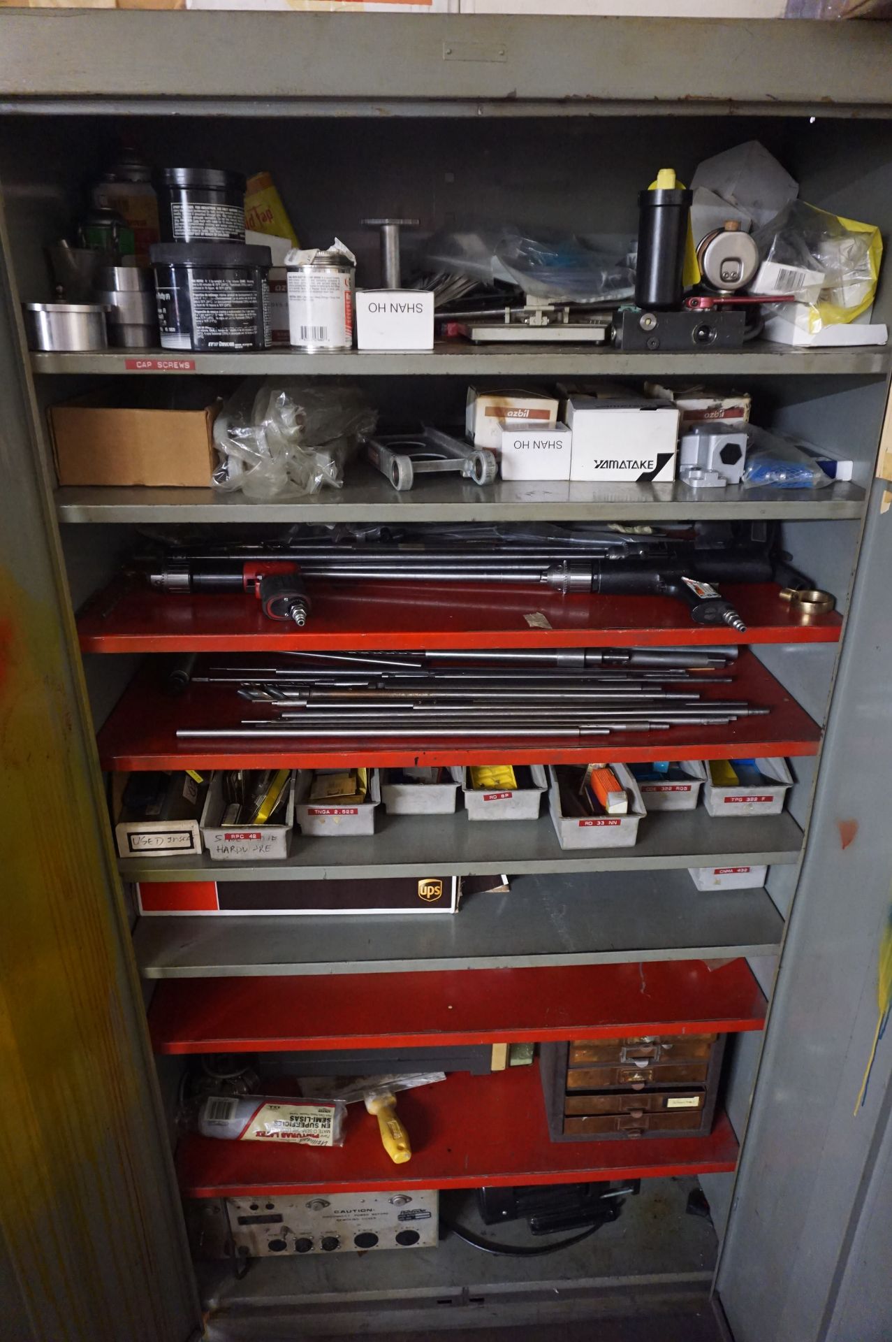 (3) CABINETS WITH MISC. CONTENTS *STILL IN USE, CONTENTS MAY BE MISSING OR MOVED AROUND* **Rigging - Image 3 of 4