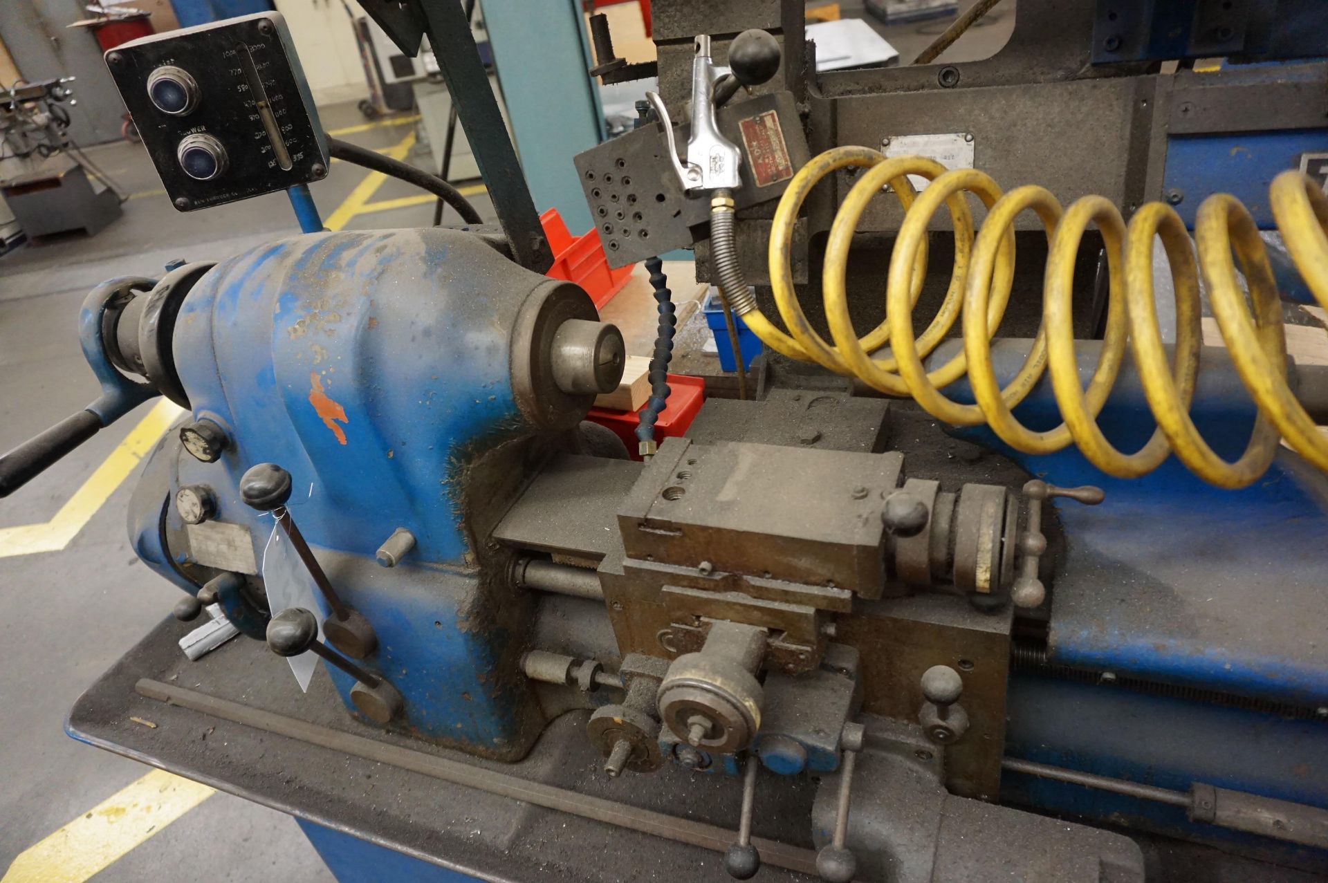 HARDINGE HLV CONVENTIONAL LATHE, COLLET CHUCK *NOT RUNNING, GEAR ISSUE* **Rigging provided - Image 2 of 3