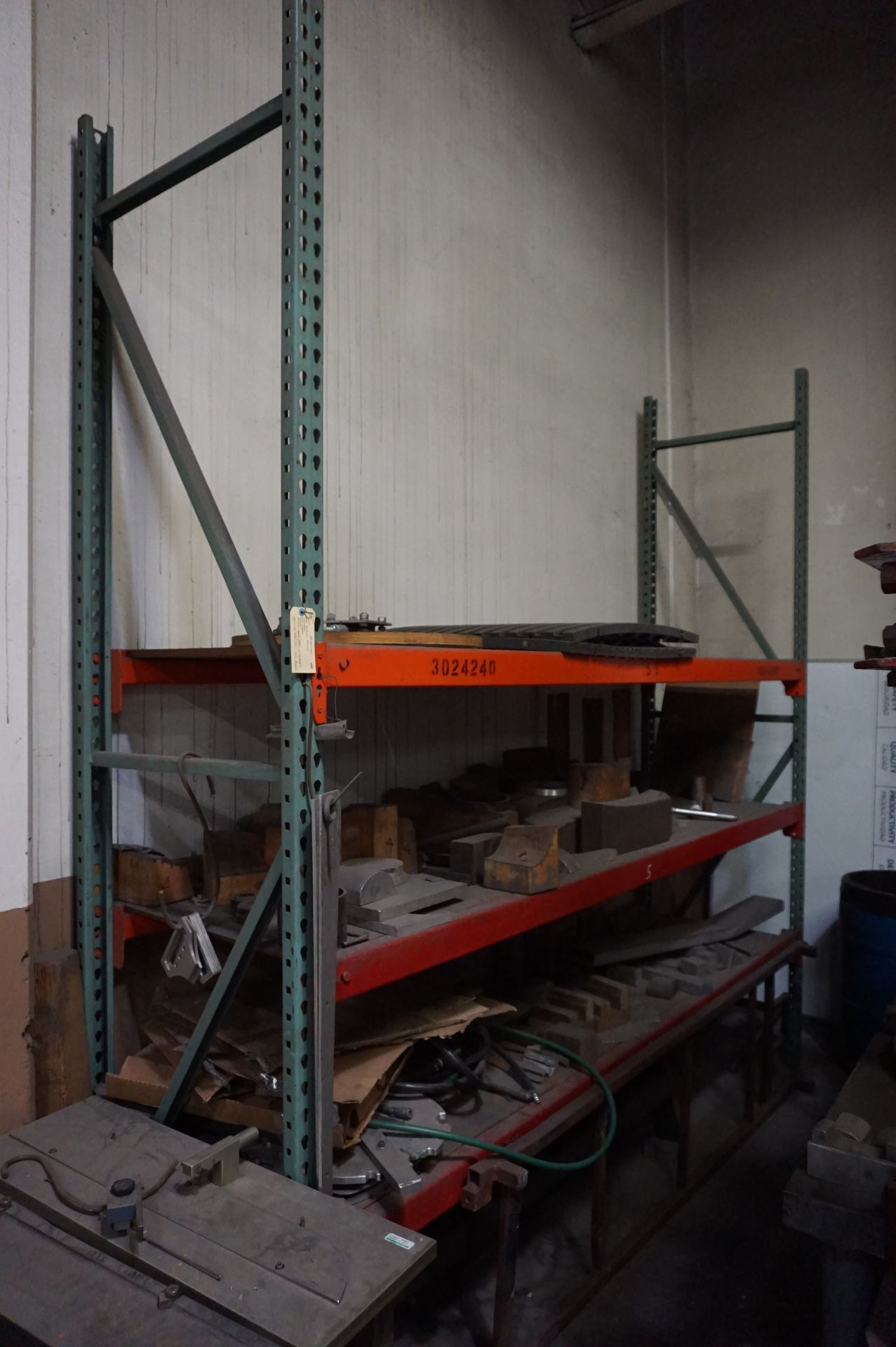 (3) SECTIONS OF PALLET RACKING, DIMENSIONS, 9' CROSSBEAMS, 10' UPRIGHTS *NO CONTENTS* **Rigging - Image 2 of 2