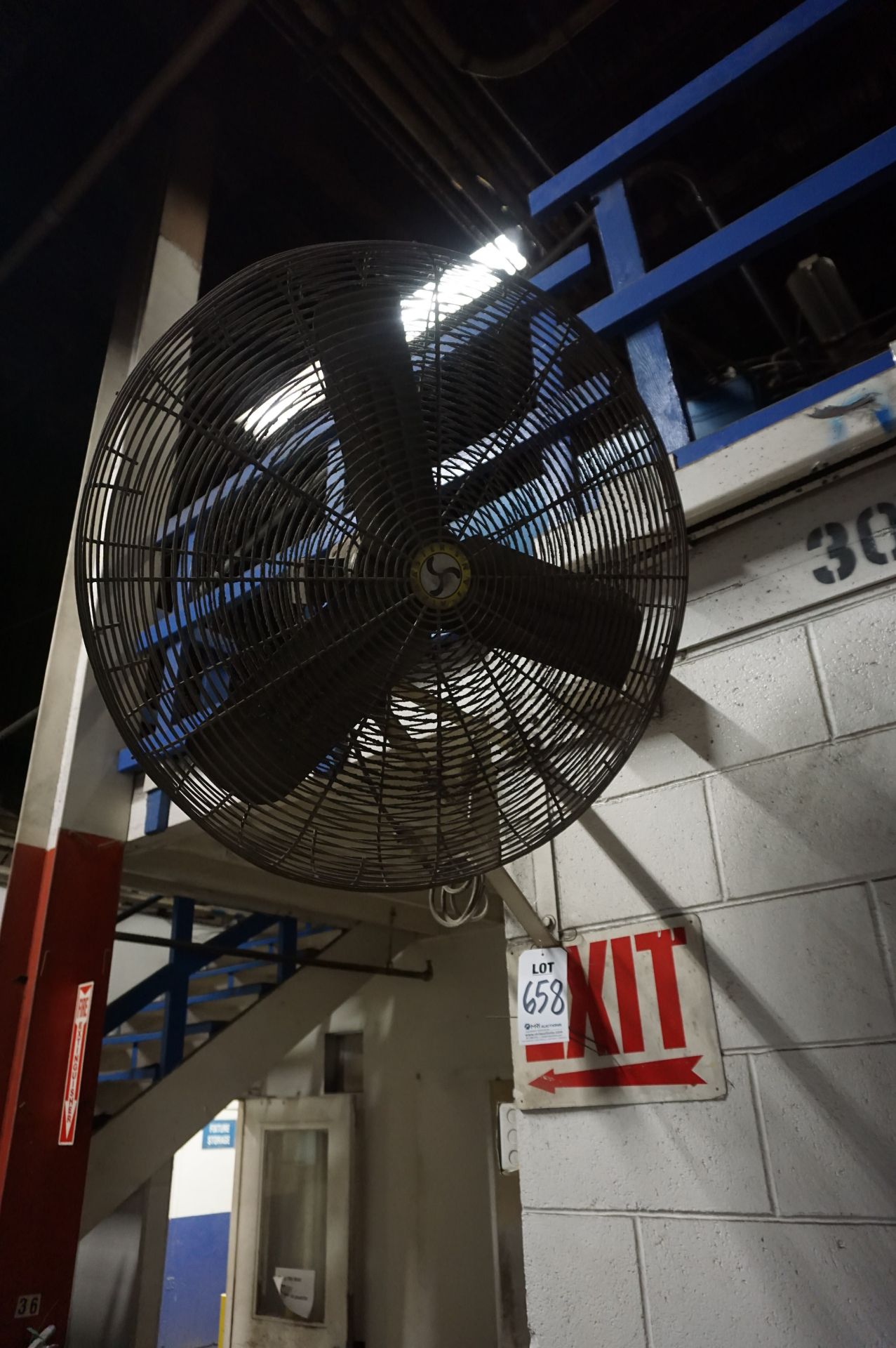 (2) INDUSTRIAL FANS - (X RAY DEPT)