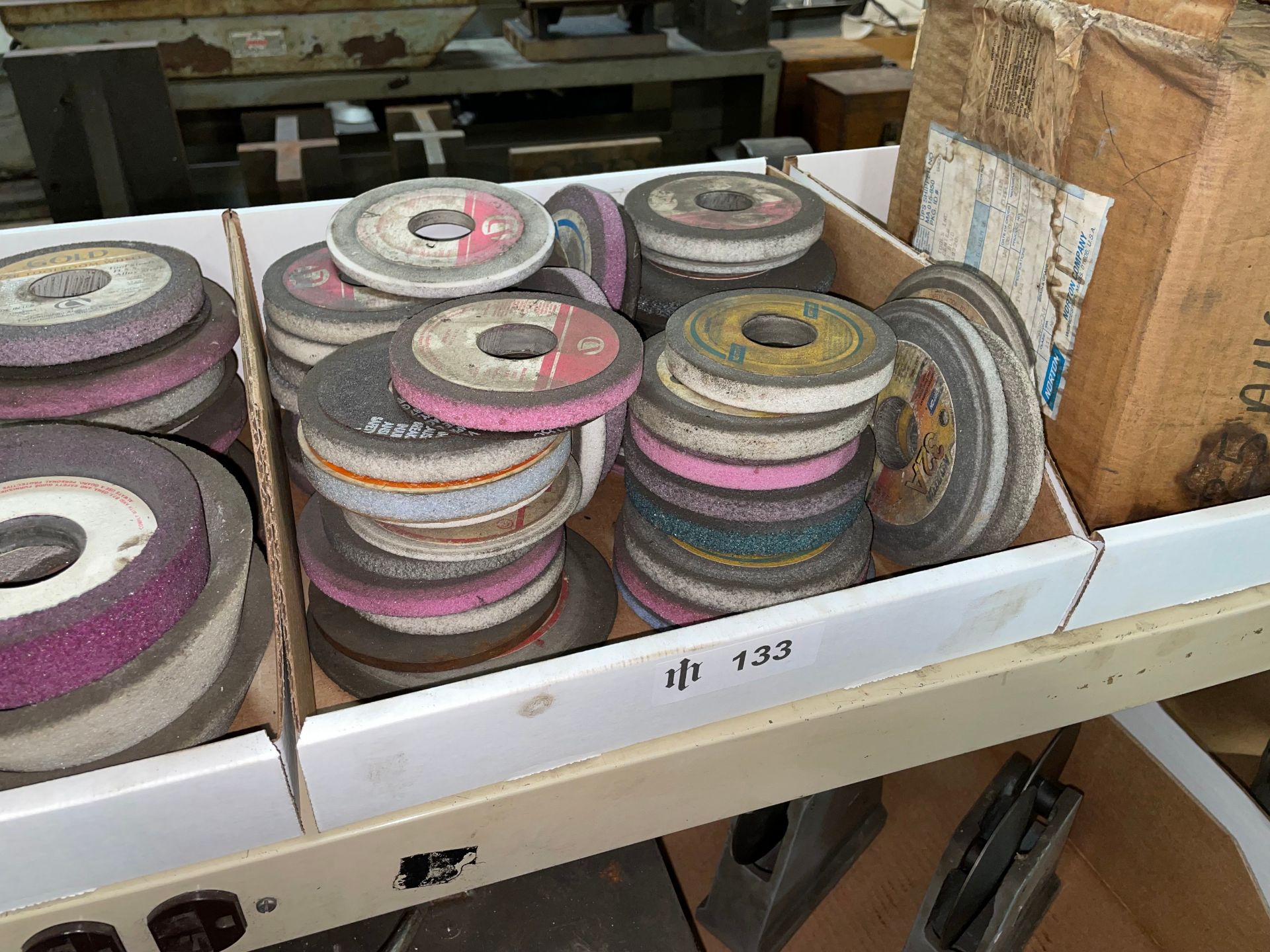 Lot with Various Grinding Wheels