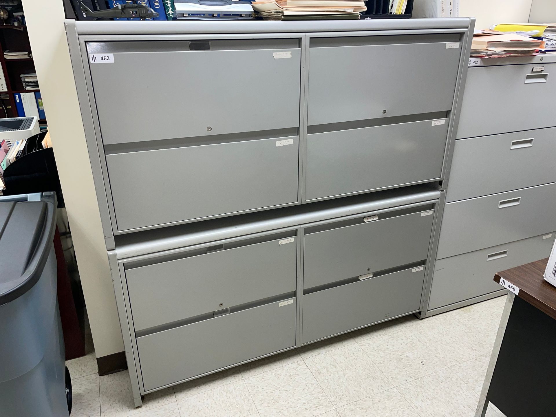 Lot with (2) Lateral Filing Cabinets