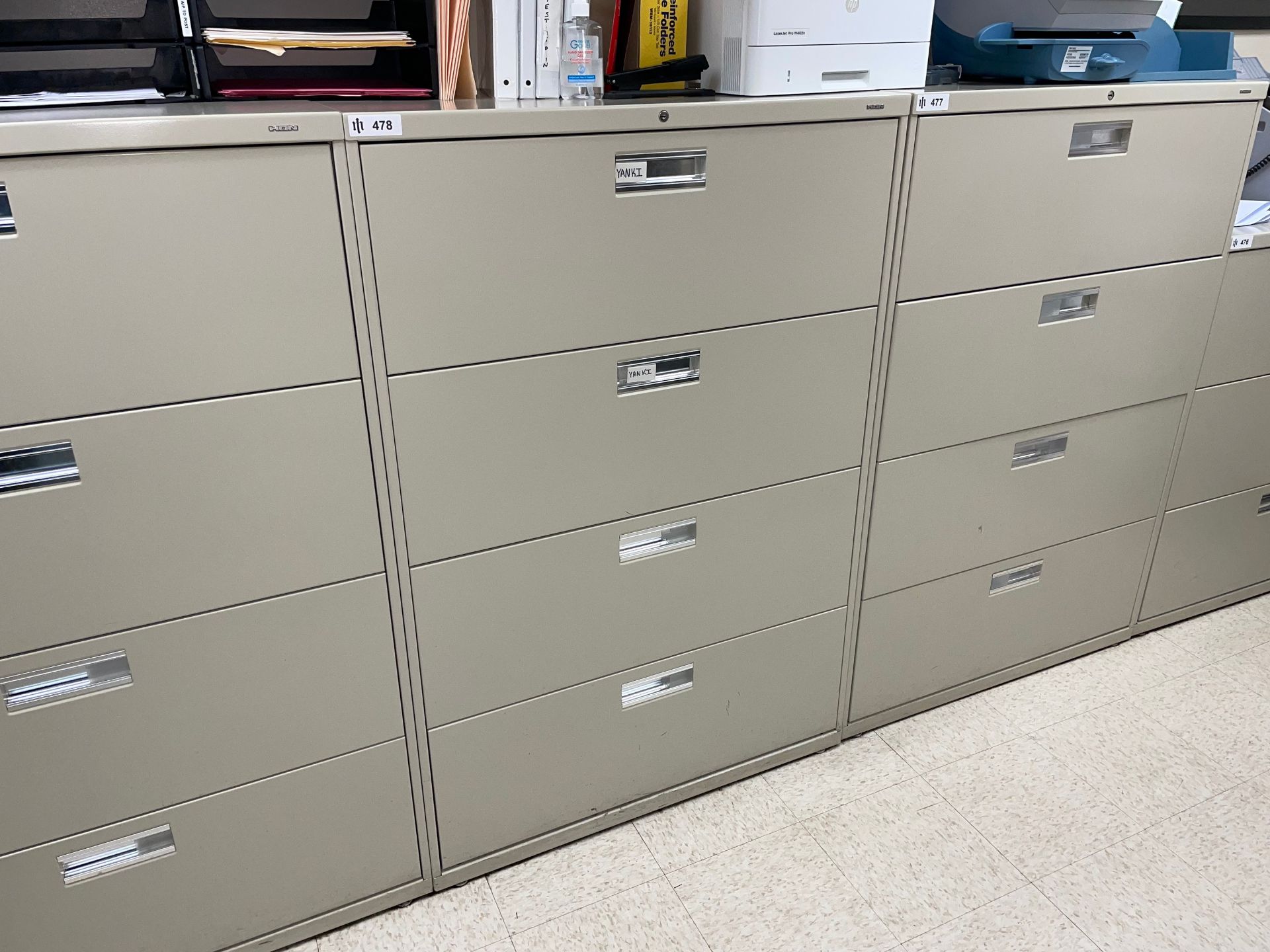 HON 4-Drawer Lateral Filing Cabinet - Image 2 of 2