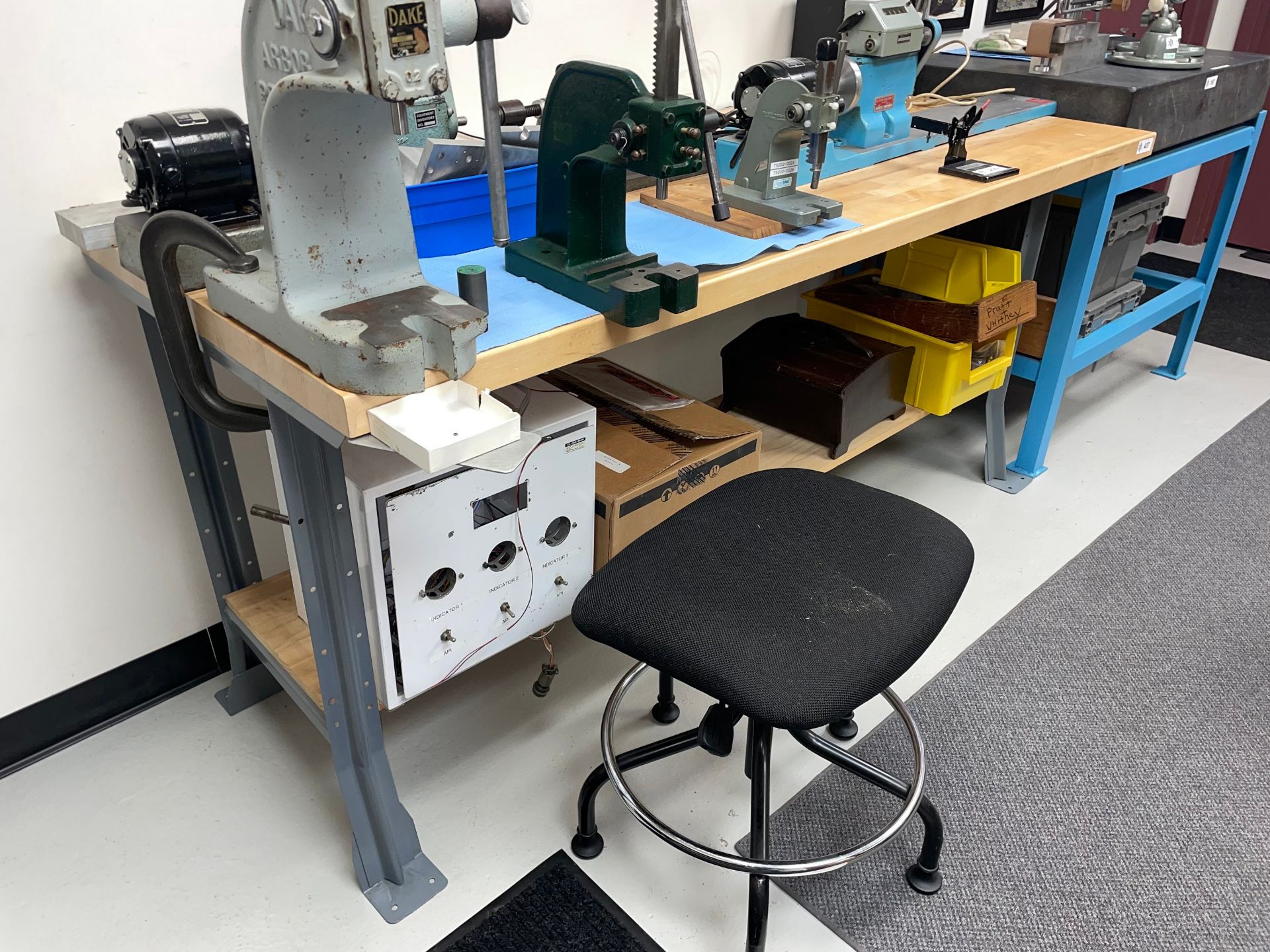 Work Bench with Maple Top - Image 2 of 2