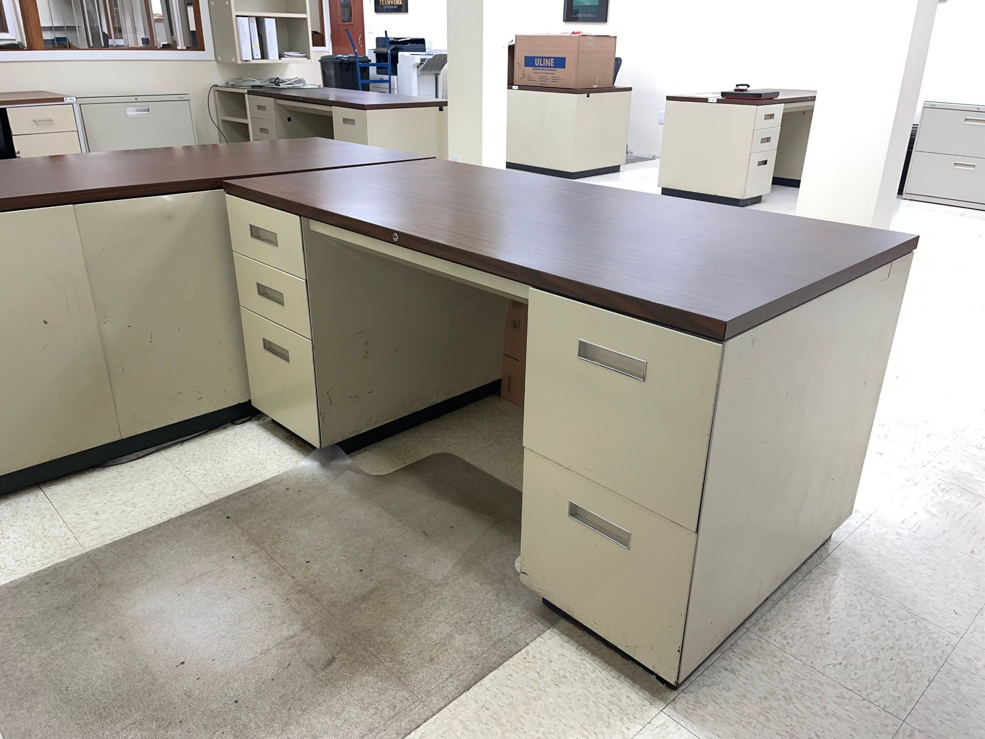 Steelcase Double Pedestal Desk