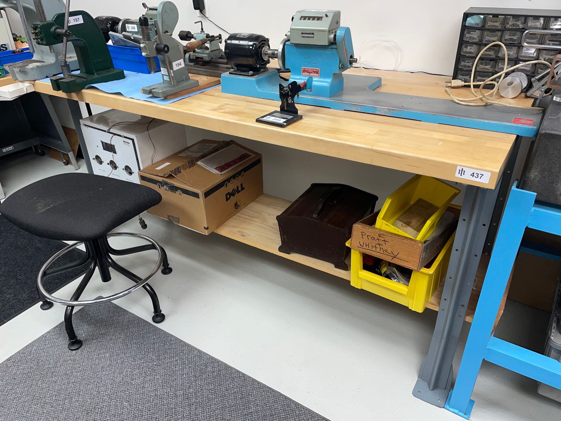 Work Bench with Maple Top