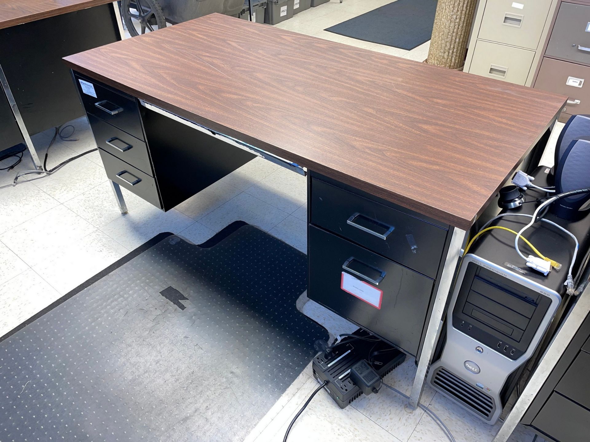 Steelcase Double Pedestal Desk - Image 2 of 4