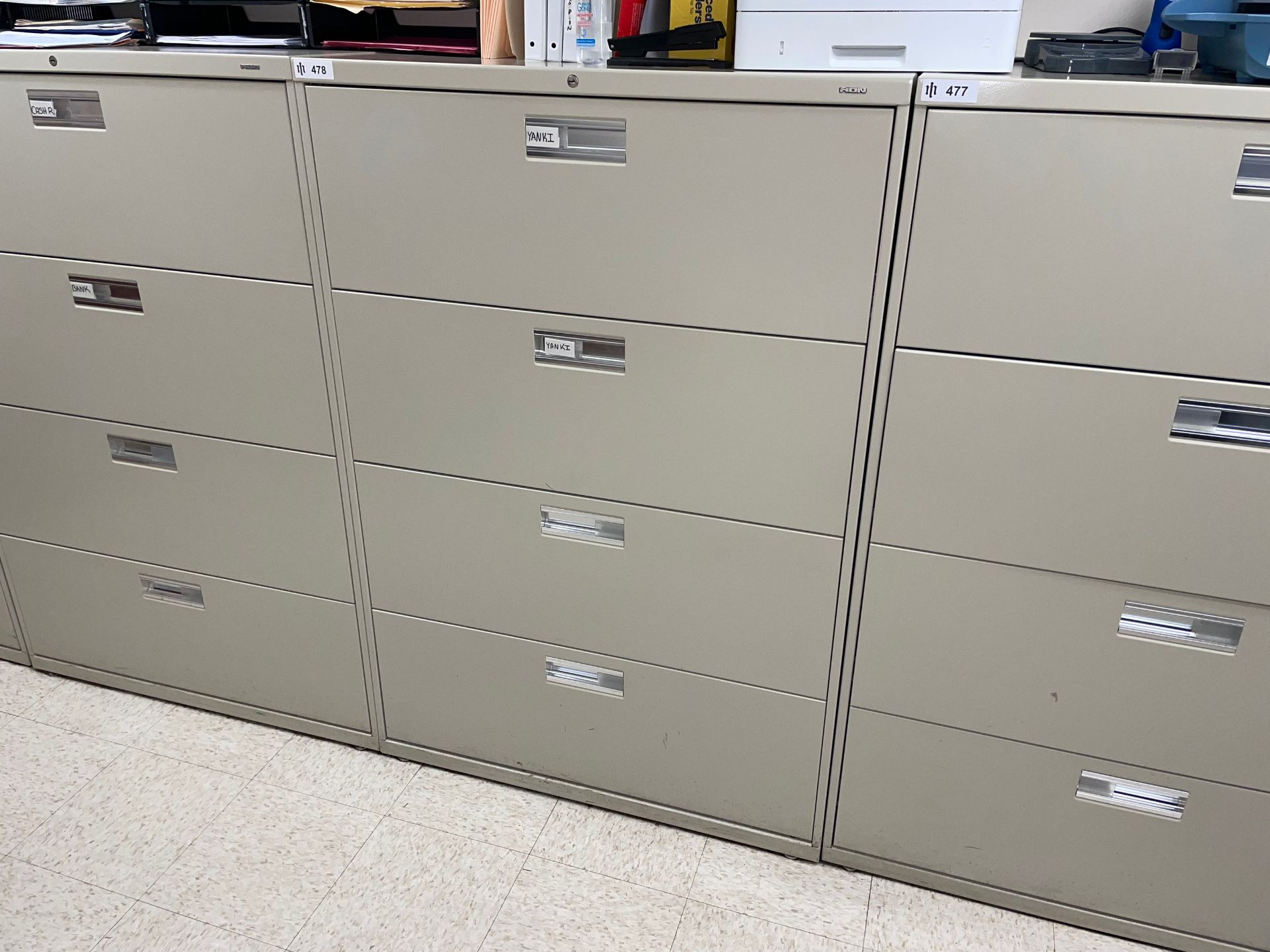 HON 4-Drawer Lateral Filing Cabinet