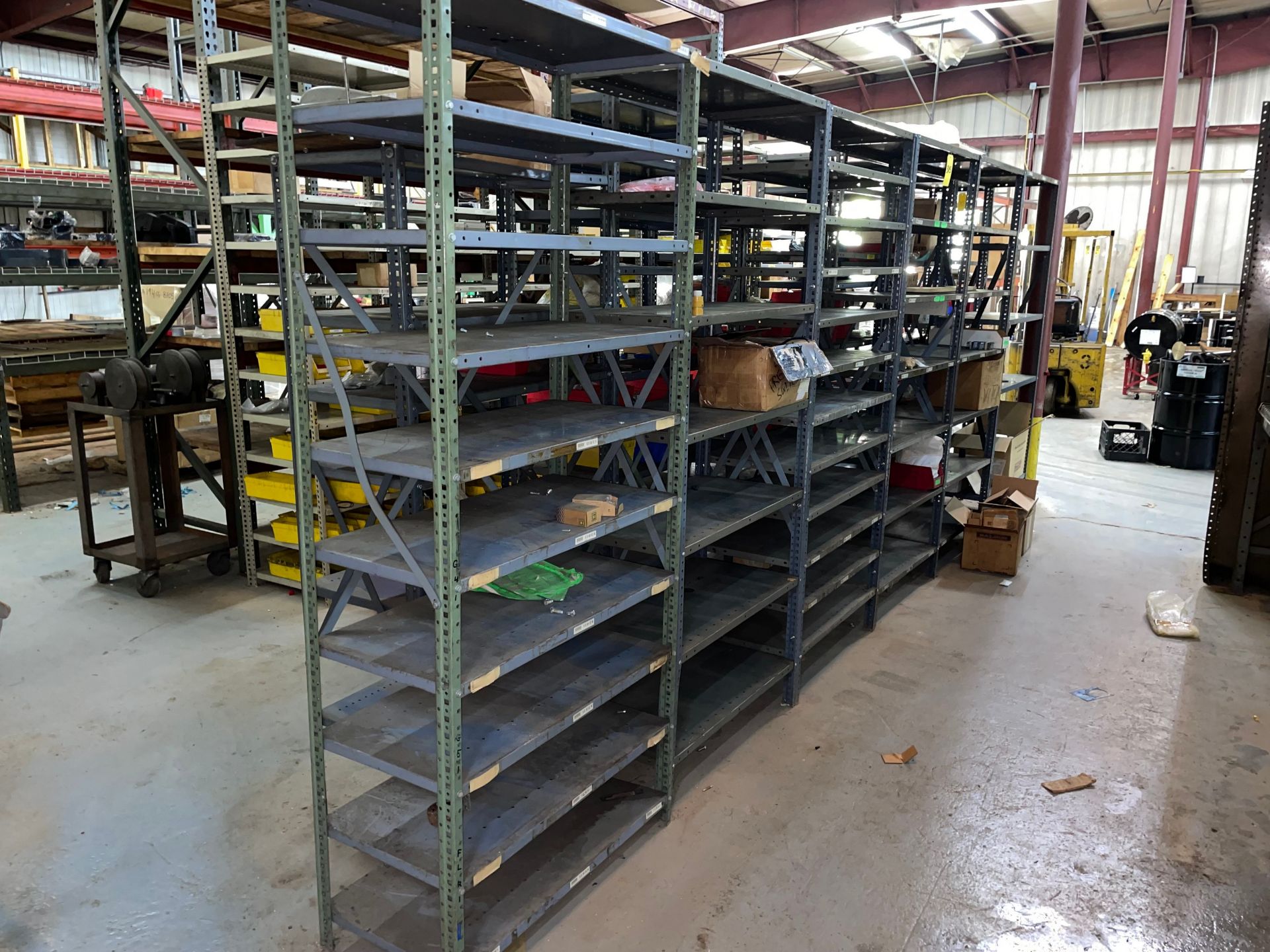Lot with 12-Sections of Metal Shelving - Image 3 of 3