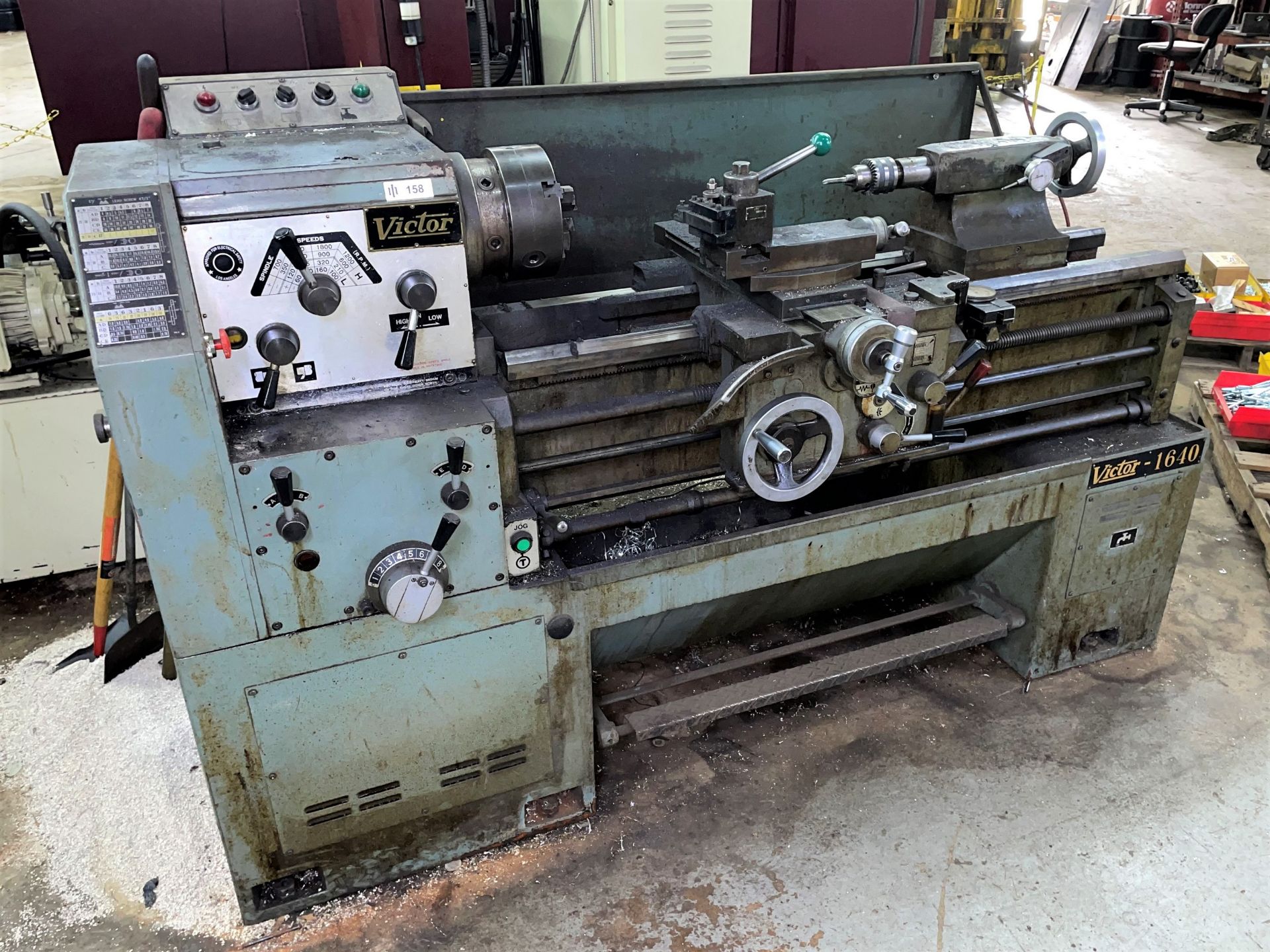 Victor Mdl. 1640 Lathe - Image 2 of 10